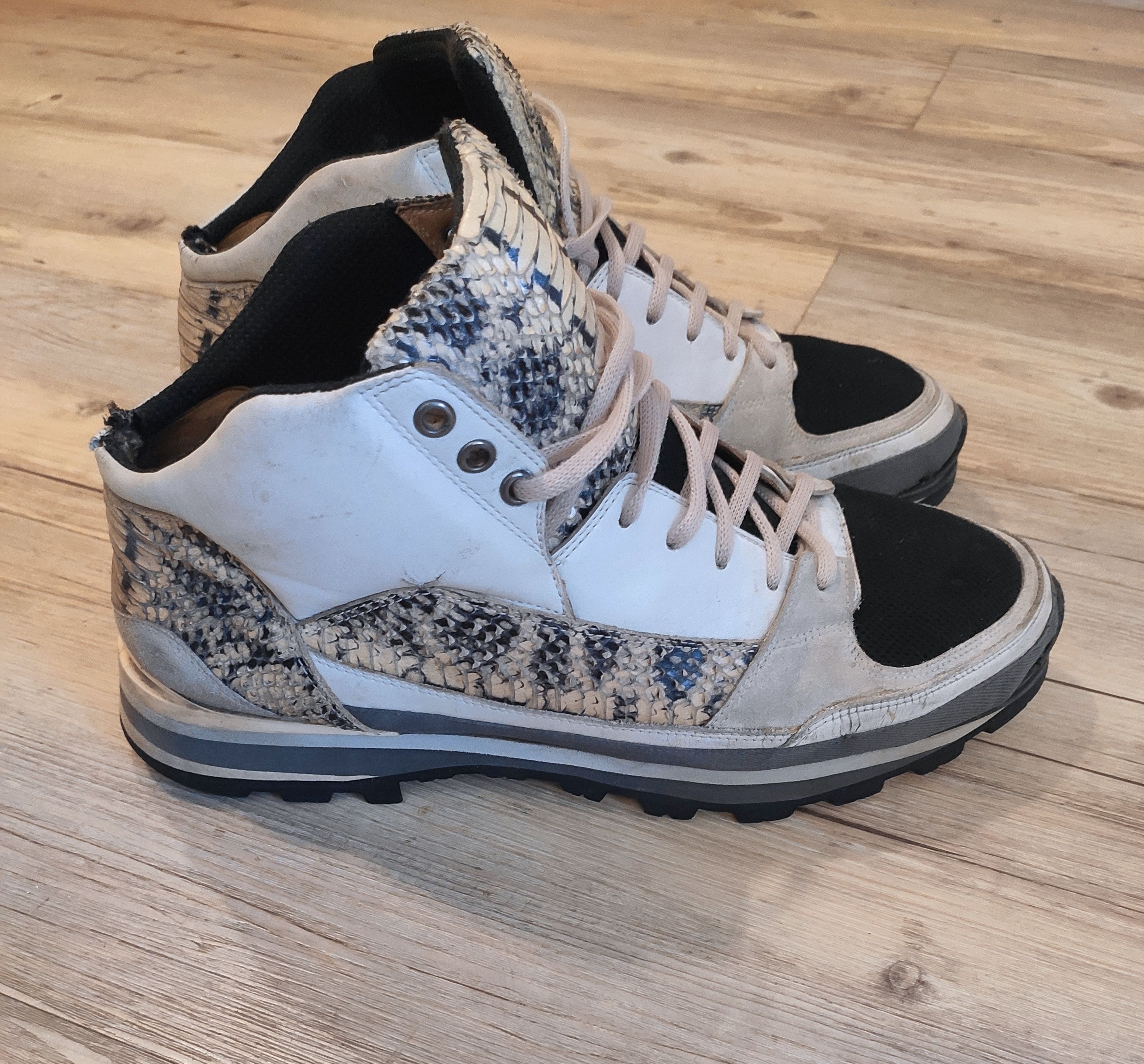Dries Van Noten FW14 python hiking boots.Like Rick Owens or Damir Doma Size US 9.5 / EU 42-43 - 4 Thumbnail