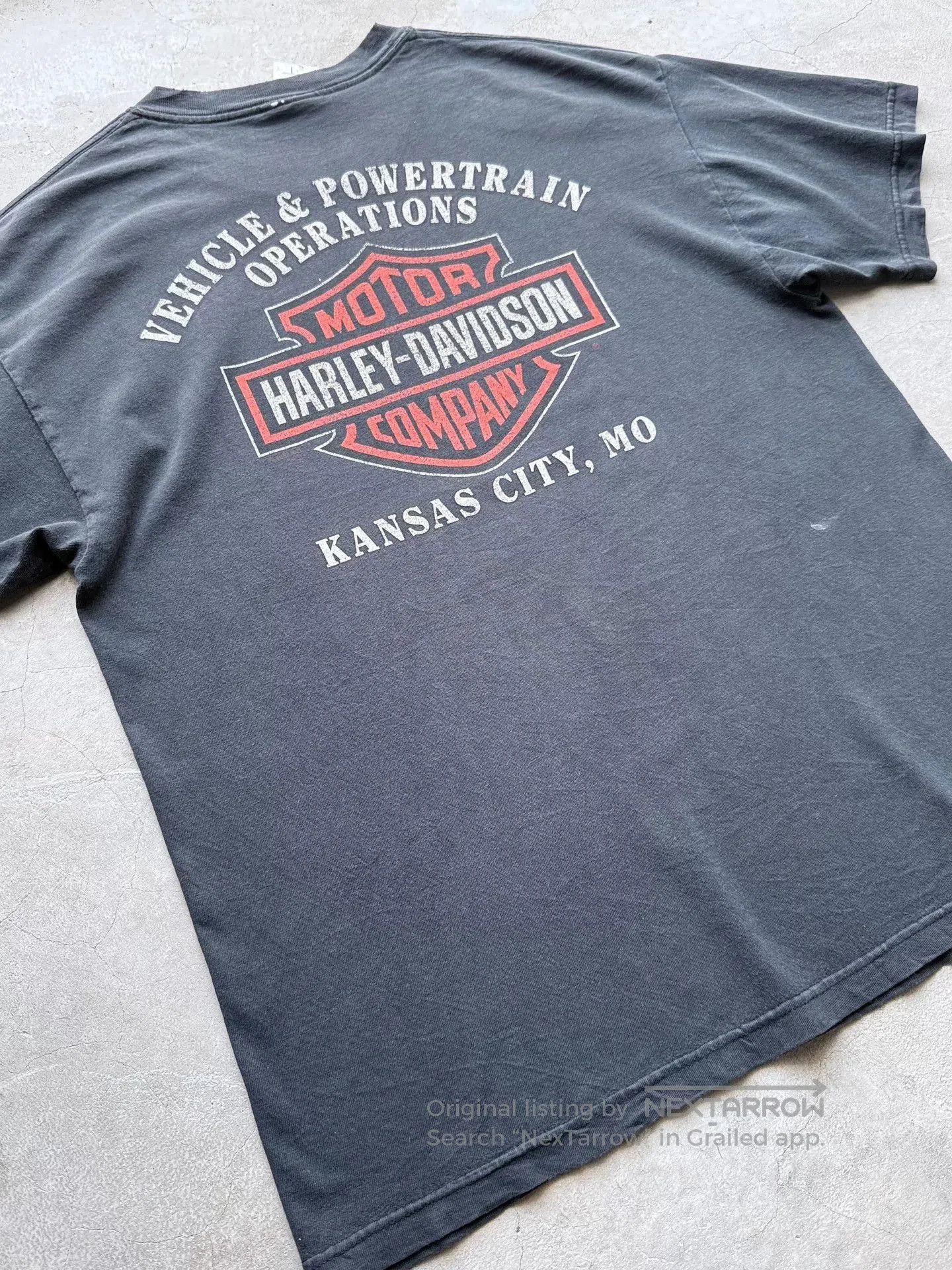 Vintage Vintage 2002 Harley Davidson Kansas Choppers Tee. Size US L / EU 52-54 / 3 - 6 Thumbnail