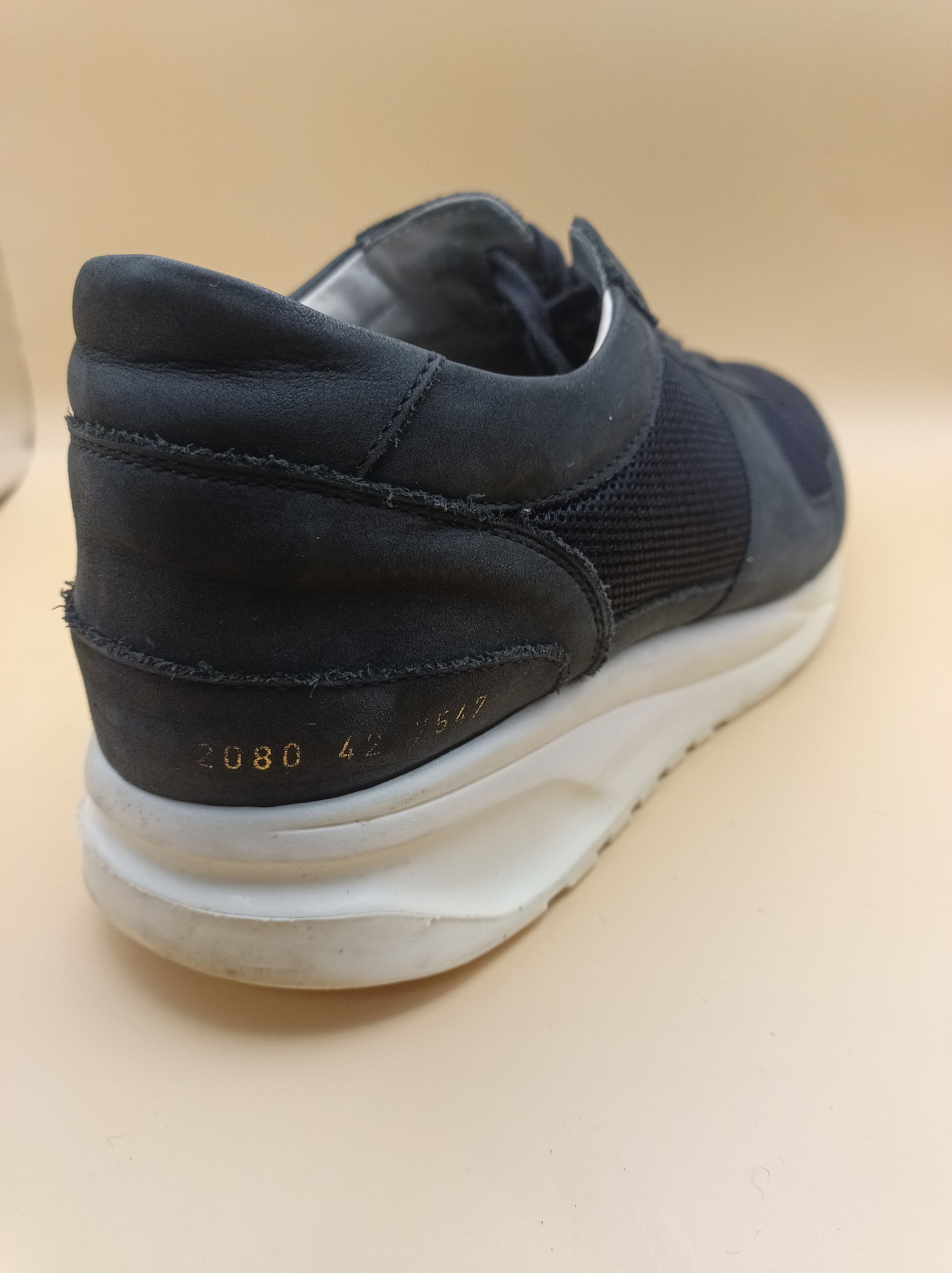 Common Projects Common Projects Black Suede/Nylon Lace Up Sneakers EU 42 Size US 9 / EU 42 - 6 Thumbnail