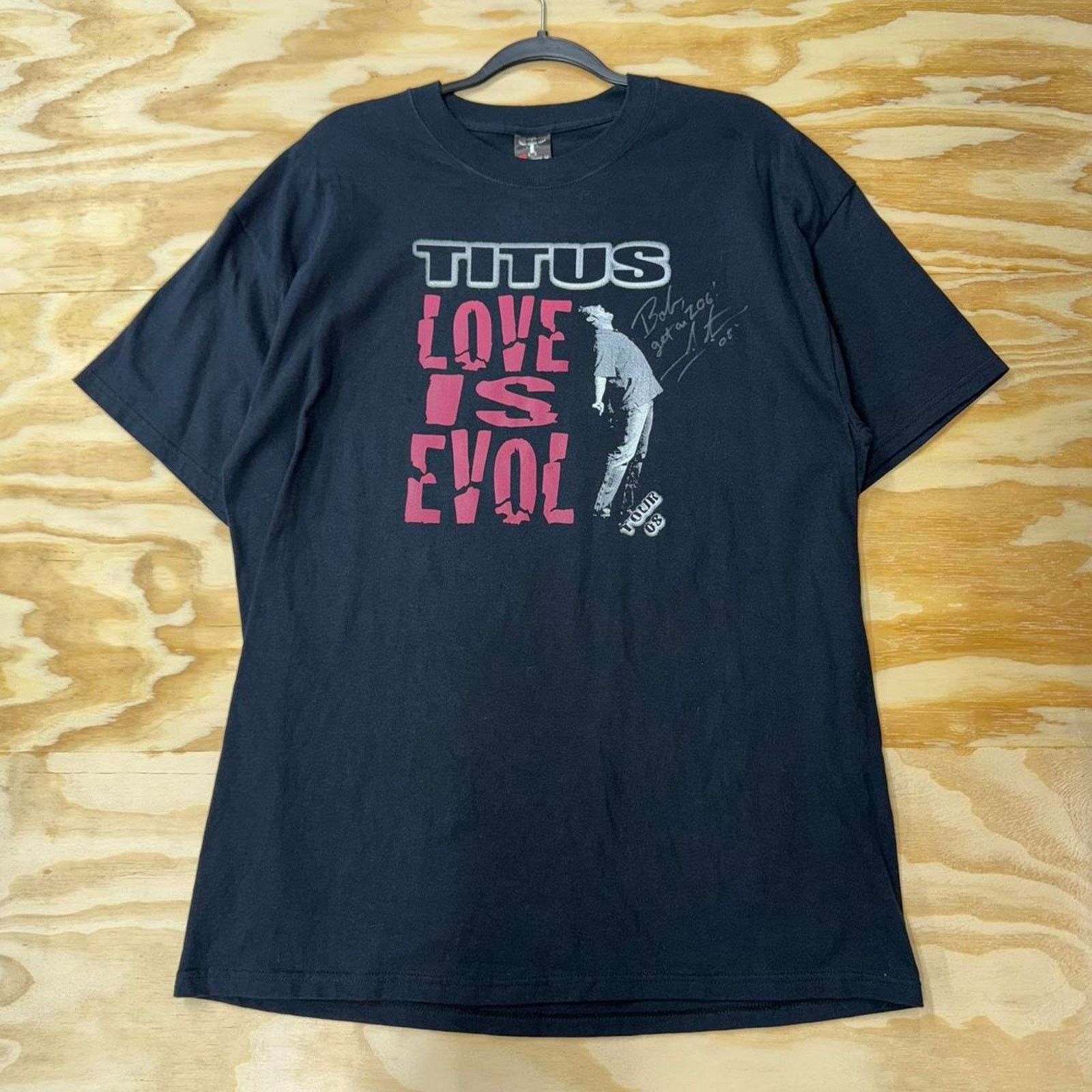 Hanes Vintage y2k christopher titus comedian tour 2008 t-shirt Size US XL / EU 56 / 4 - 1 Thumbnail