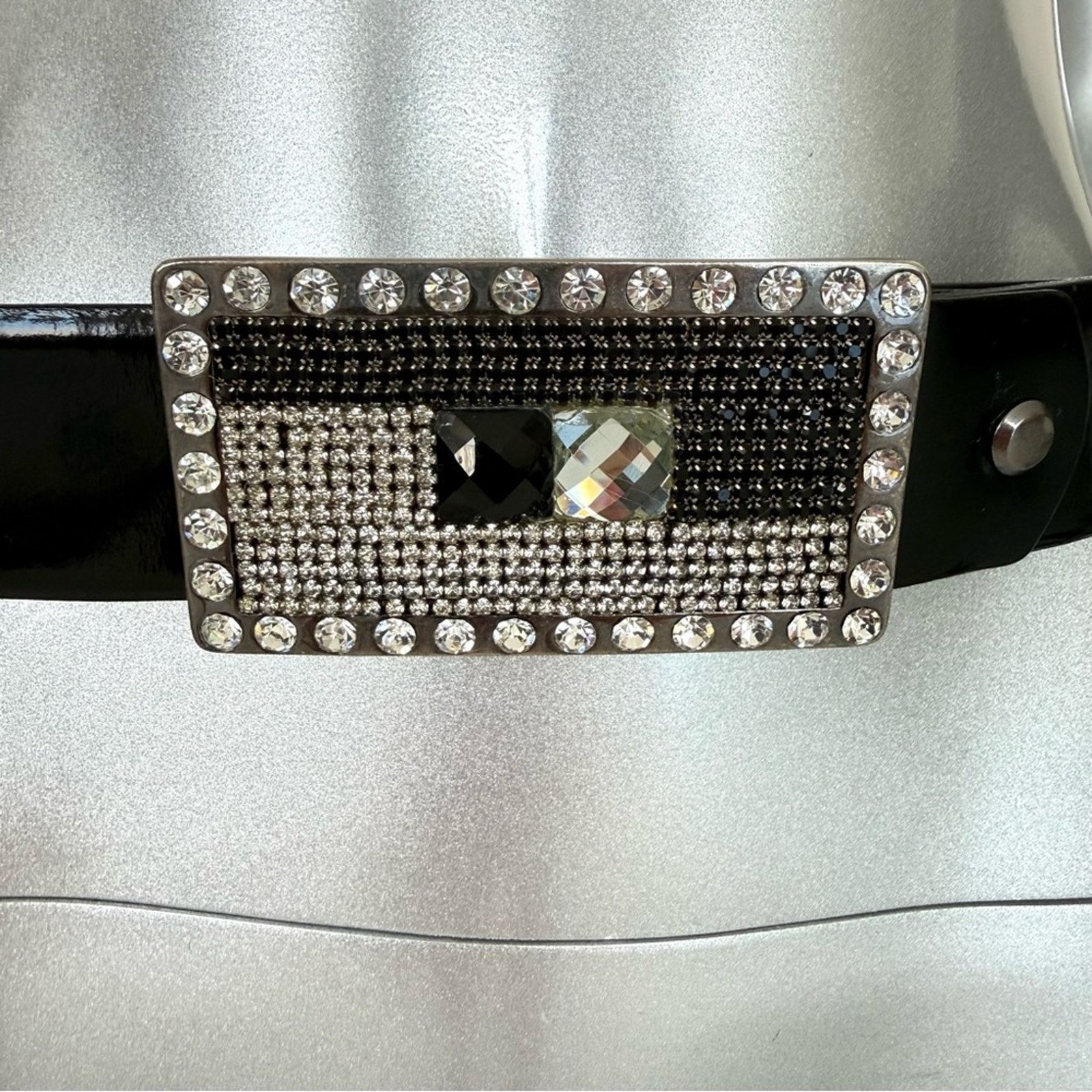 Other Women black belt with rhinestones size 35/95 Size ONE SIZE - 2 Thumbnail