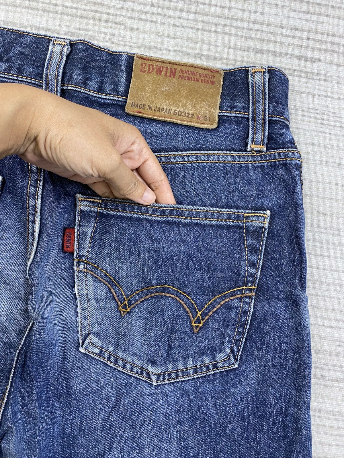 Edwin Vintage Edwin 503 Japan Premium Denim Jeans Size US 32 / EU 48 - 12 Thumbnail