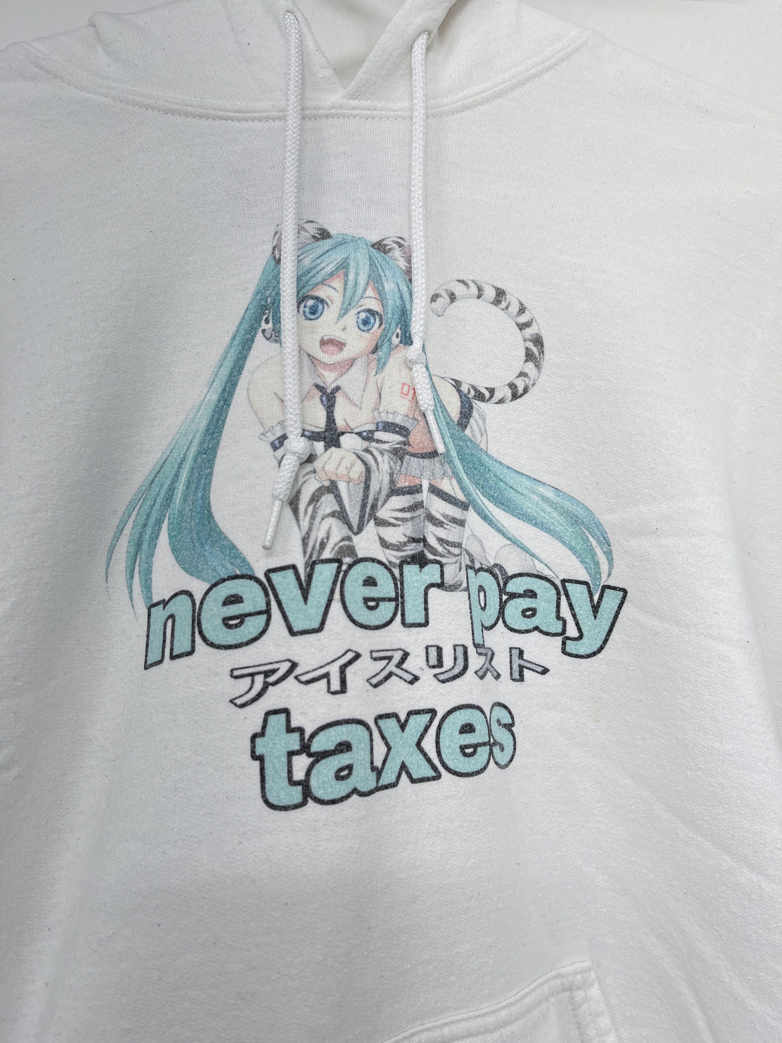 Haunted Starbucks Hatsune Miku Never Pay Taxes Hoodie Size US L / EU 52-54 / 3 - 2 Thumbnail