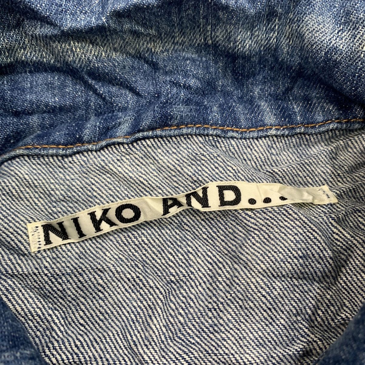 Japanese Brand NIKO AND RECONSTRUCTED DENIM JACKET BOXY OVERSIZE Size US L / EU 52-54 / 3 - 16 Thumbnail