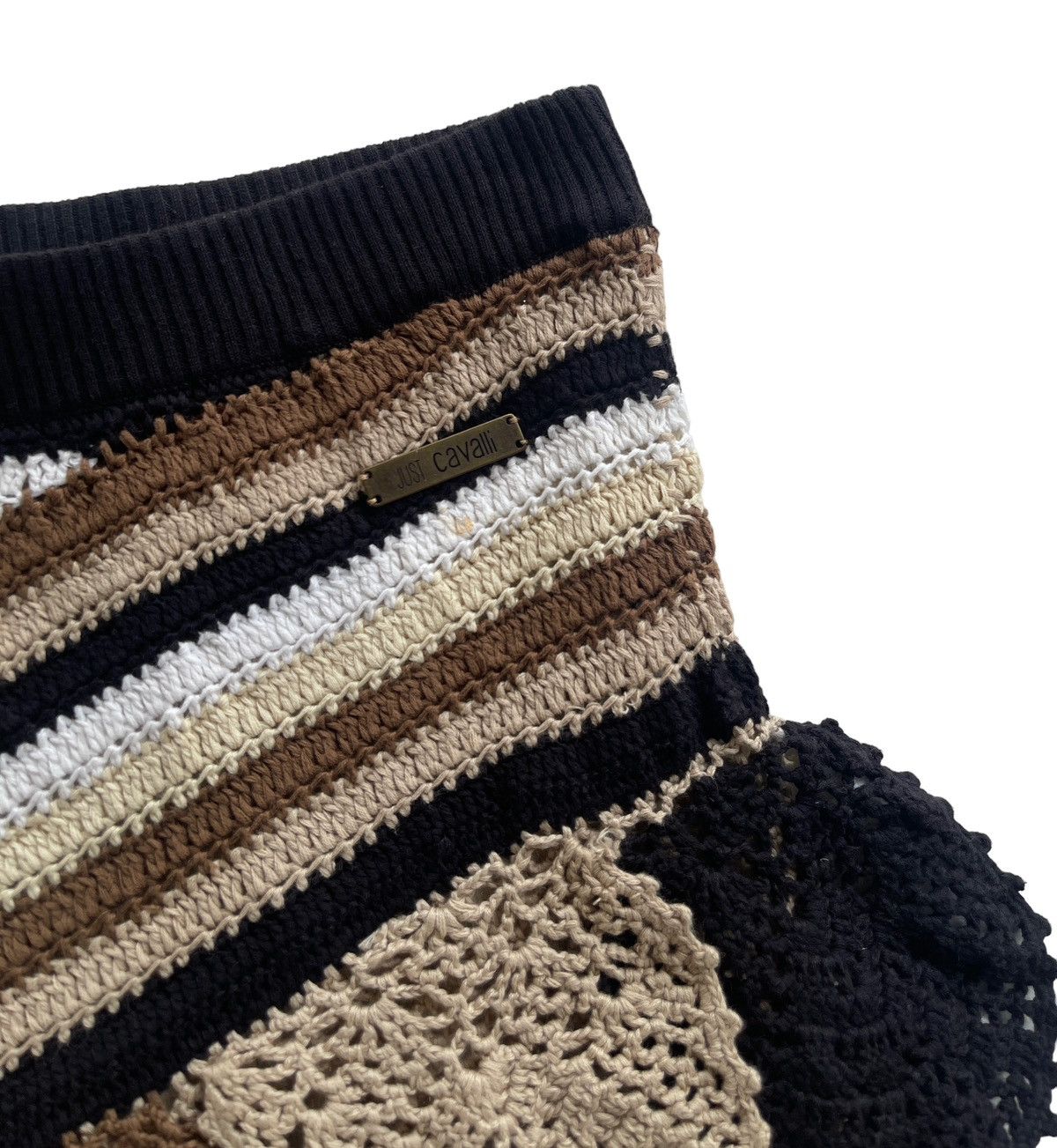 Just Cavalli Just Cavalli Crochet Mini Skirts Size 30" / US 8 / IT 44 - 3 Thumbnail