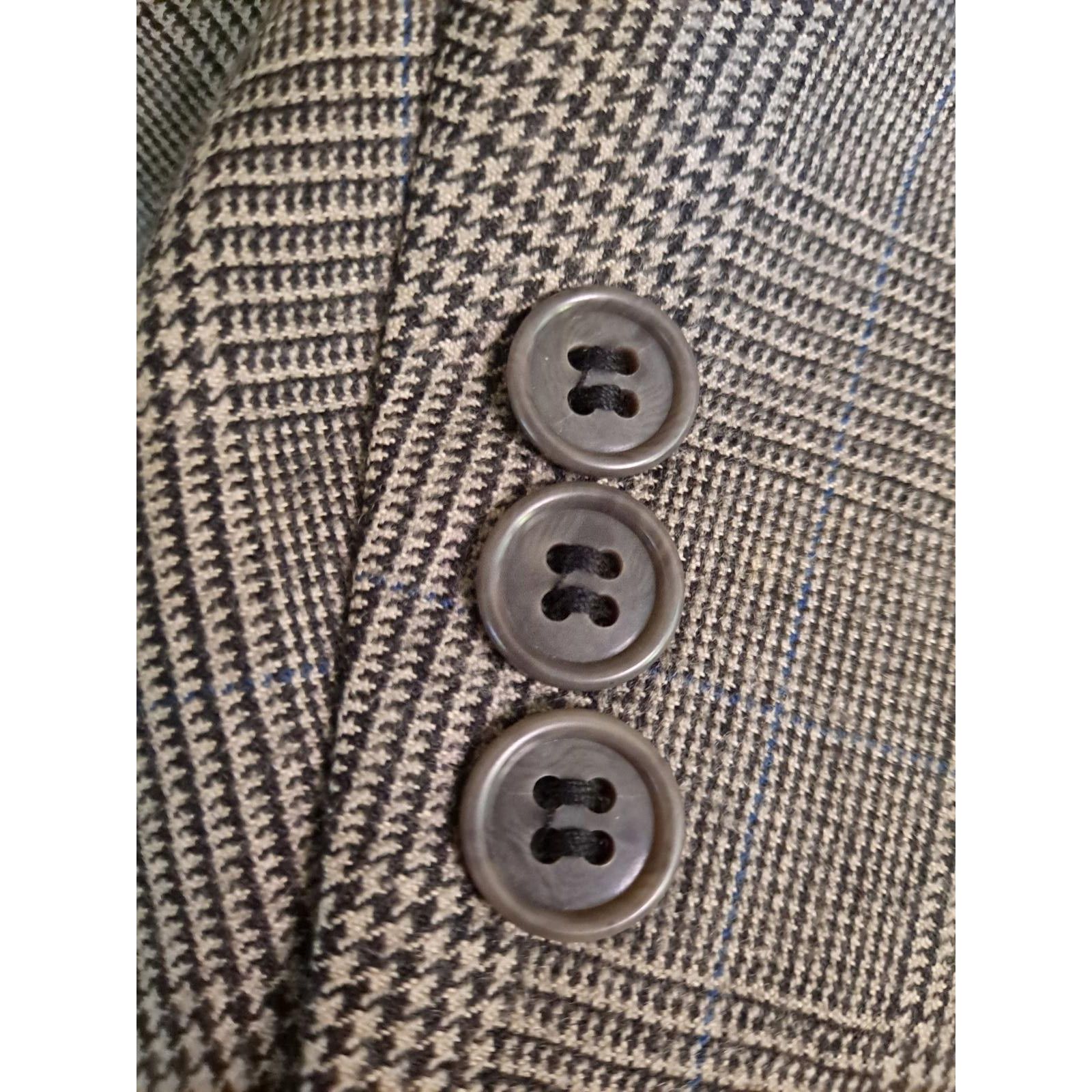 Pierre Cardin Pierre Cardin Brown Tweed Blazer Made in USA Size 46R - 4 Thumbnail