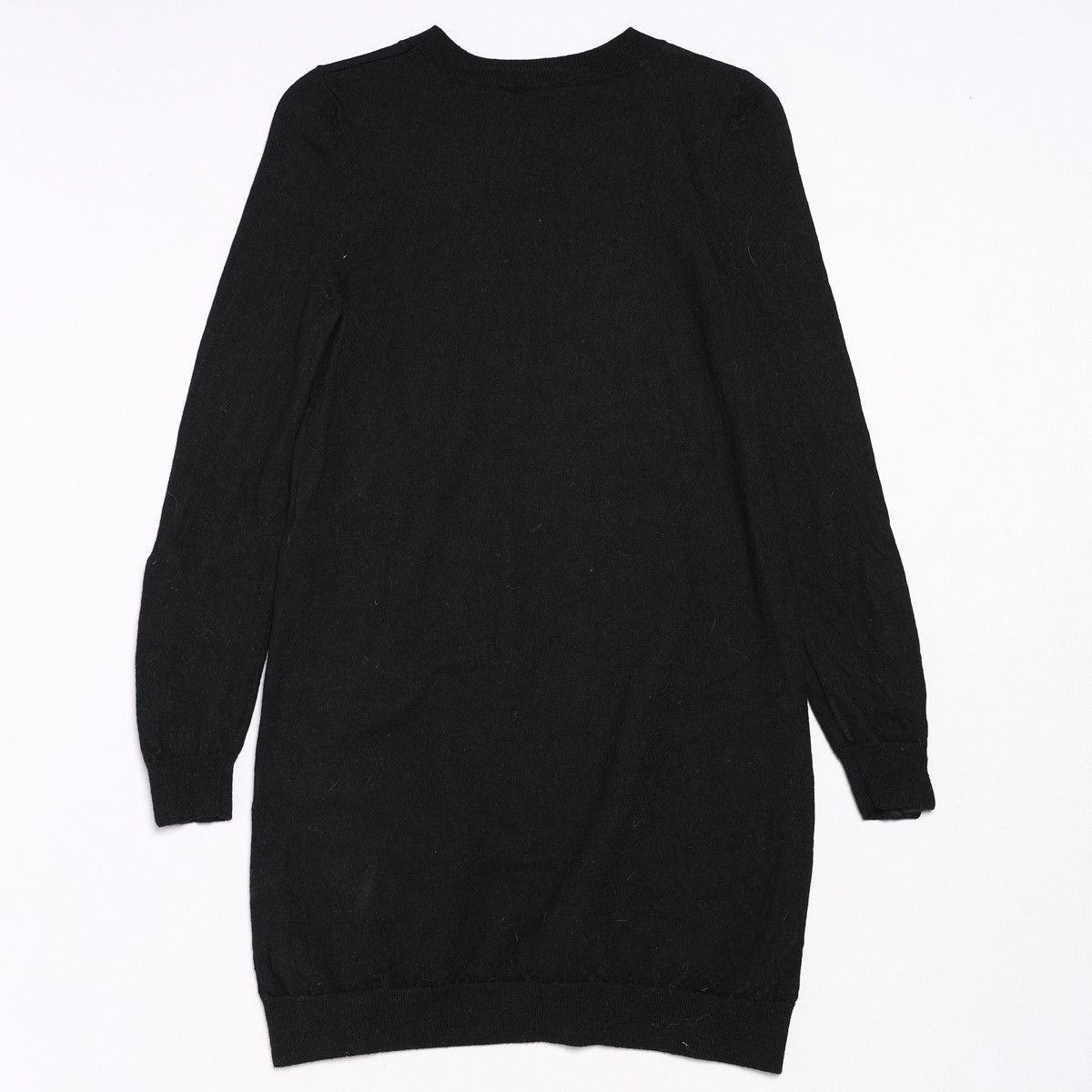 Sezane Sezane Wool Tunic Jumper Long Sweater Black Size S / US 4 / IT 40 - 7 Thumbnail