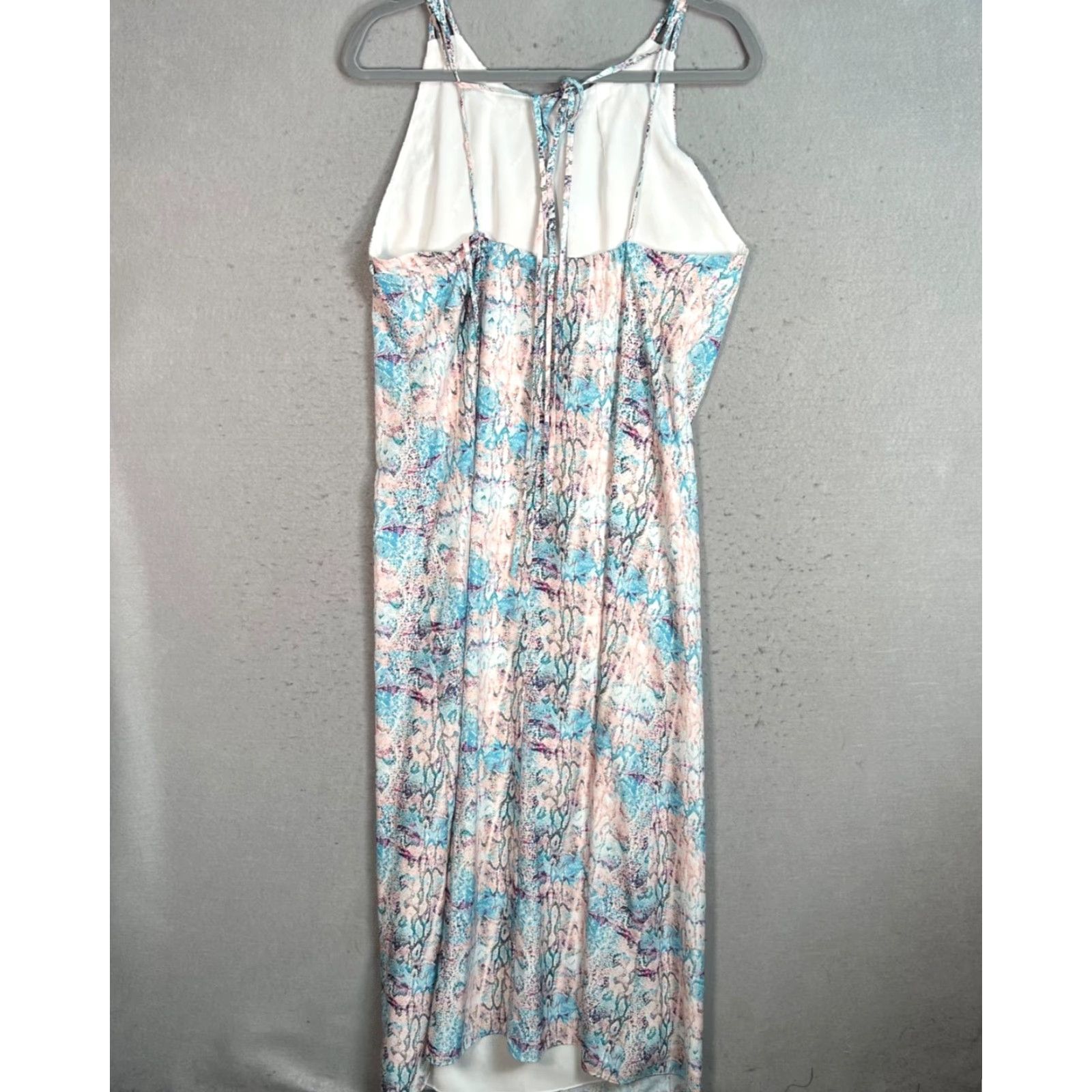 Vintage Lovers + Friends Snake Print Maxi Dress Womens Small Sleeveless Lightweight Size S / US 4 / IT 40 - 2 Thumbnail