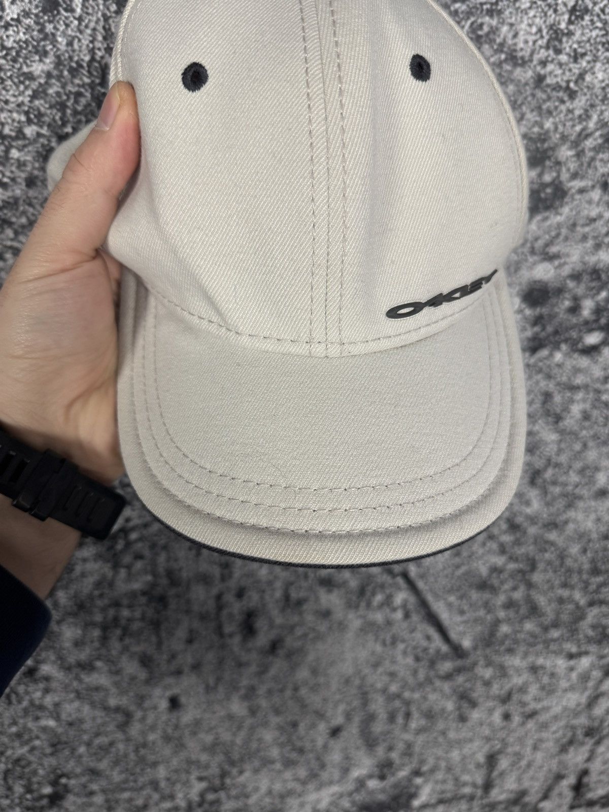 Oakley Men’s Oakley Flex Baseball Cap Vintage Y2K Hat Size L/XL Size 38 - 2 Thumbnail