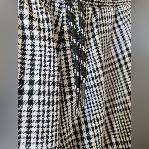 Andrea Crews Andrea Crews overcut Pants grey houndstooth - size large Size US 32 / EU 48 - 6 Thumbnail