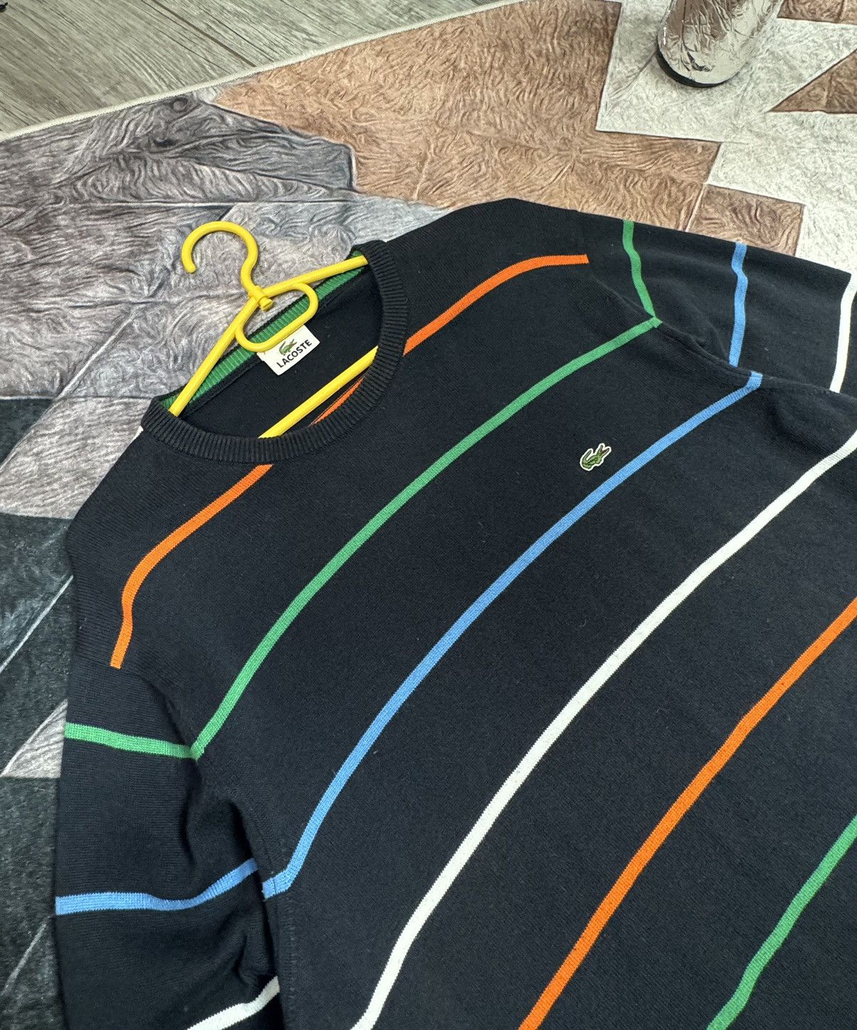 Lacoste Vintage Lacoste sweatshirt hype luxury size XL Size US XL / EU 56 / 4 - 6 Thumbnail