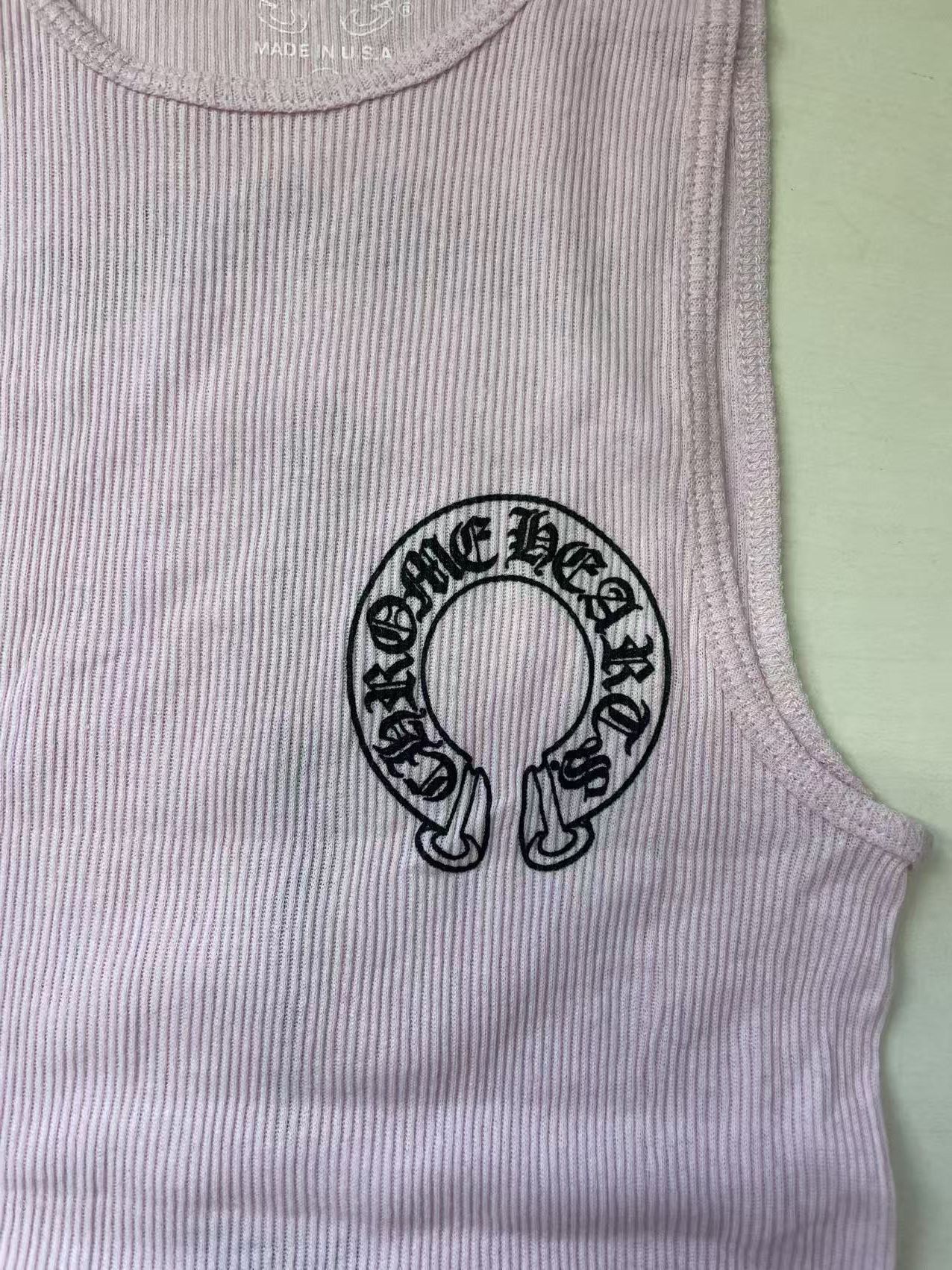 Chrome Hearts Chrome Hearts Deadly Doll Rib Art Basel Flora Pink Tank Top Size L / US 10 / IT 46 - 6 Thumbnail