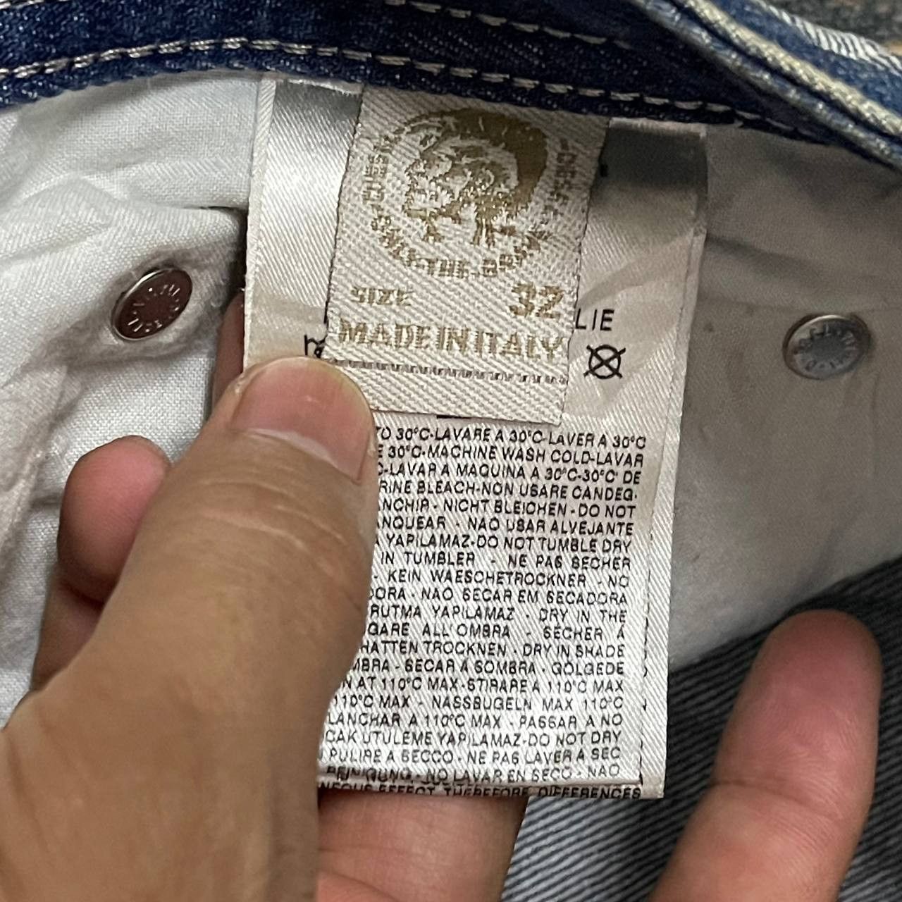 Diesel Vintage Diesel Safado Regular Slim Straight Jeans Size US 32 / EU 48 - 10 Thumbnail