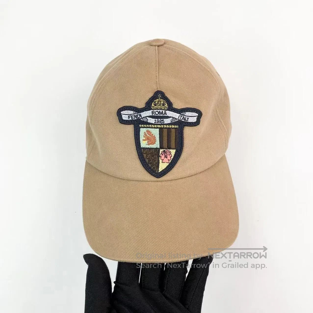 Fendi Fendi Size 59 Shield logo peaked hat| Size ONE SIZE - 3 Thumbnail