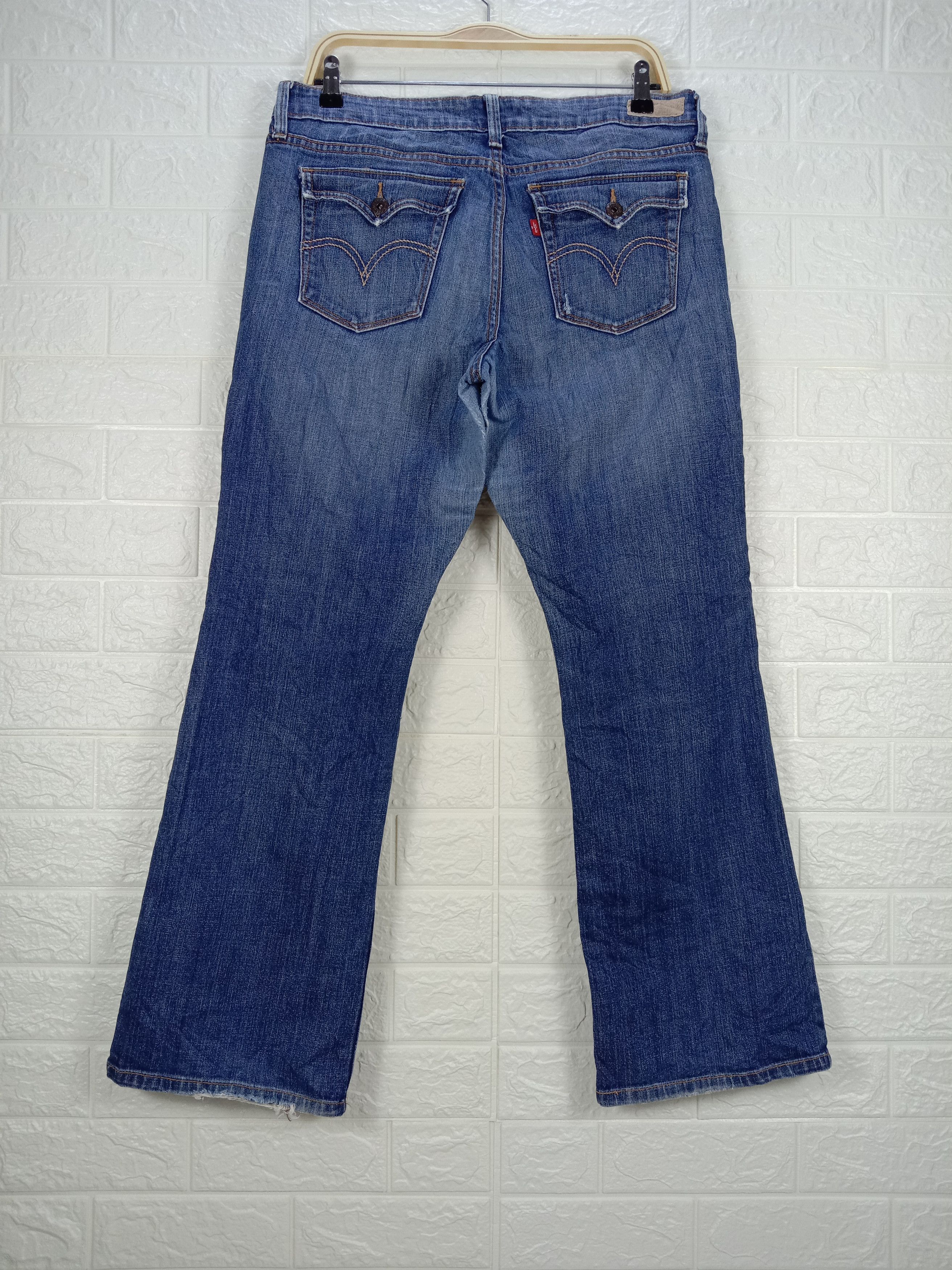 Levi's Vintage Levi's 545 Flare Jeans Faded Blue Denim Size 33" - 5 Thumbnail