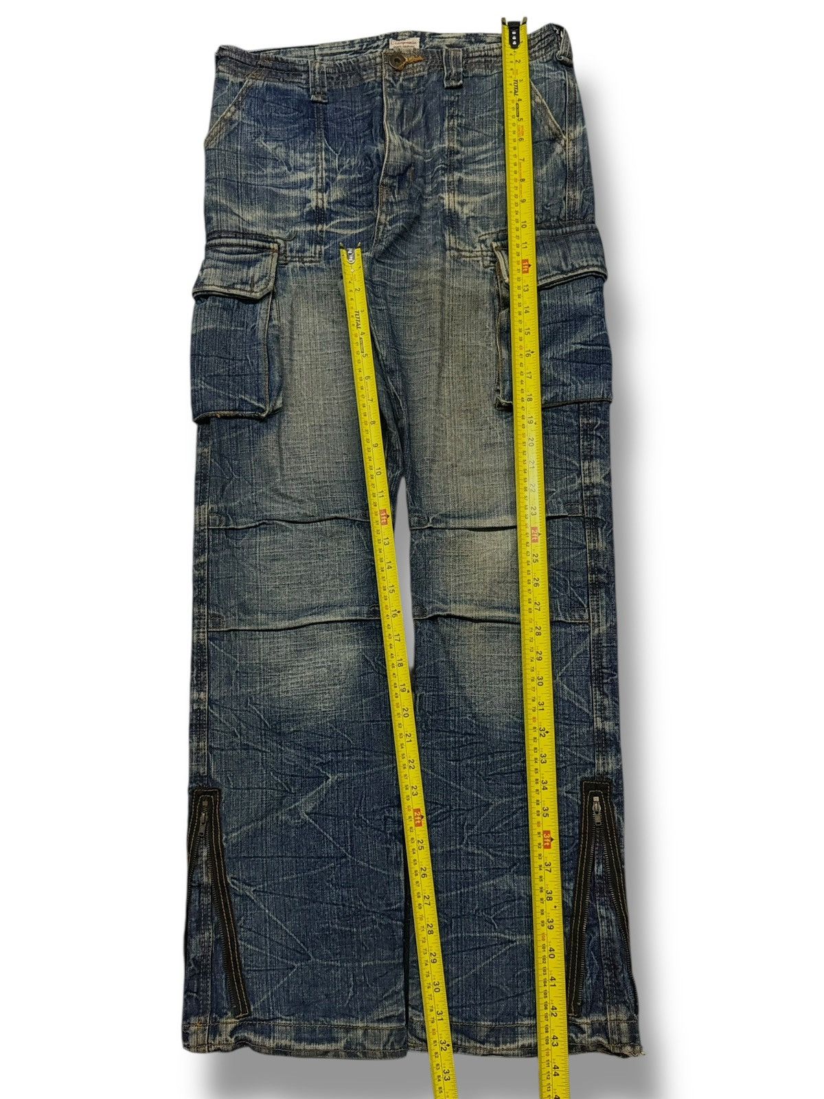 Ciaopanic Vintage 00s Ciaopanic Japanese Cargo Denim Jeans | W31 Size US 31 - 13 Thumbnail