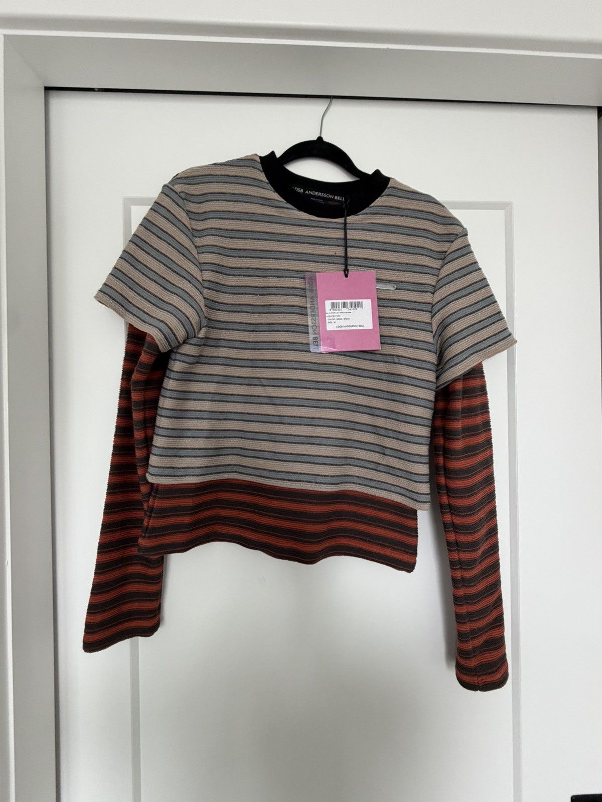 ADSB Multi strip long sleeve shirt