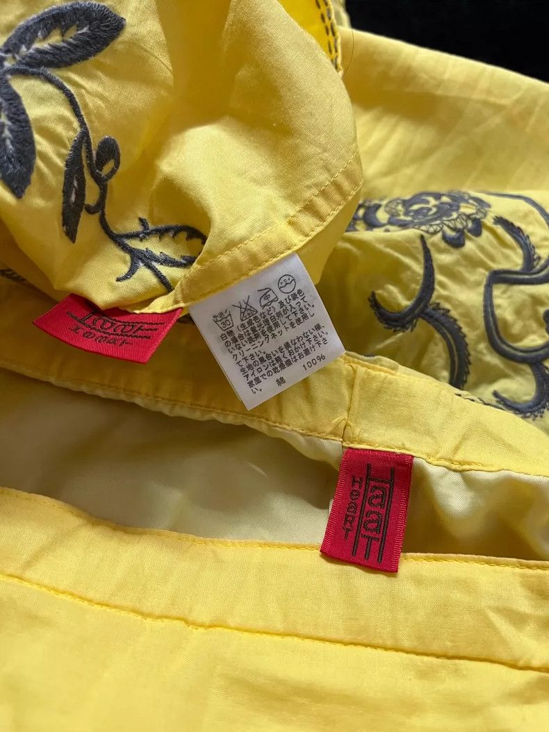 Issey Miyake Issey Miyake size:3 Yellow embroidered flower-patterned ca Size XS / US 0-2 / IT 36-38 - 3 Thumbnail