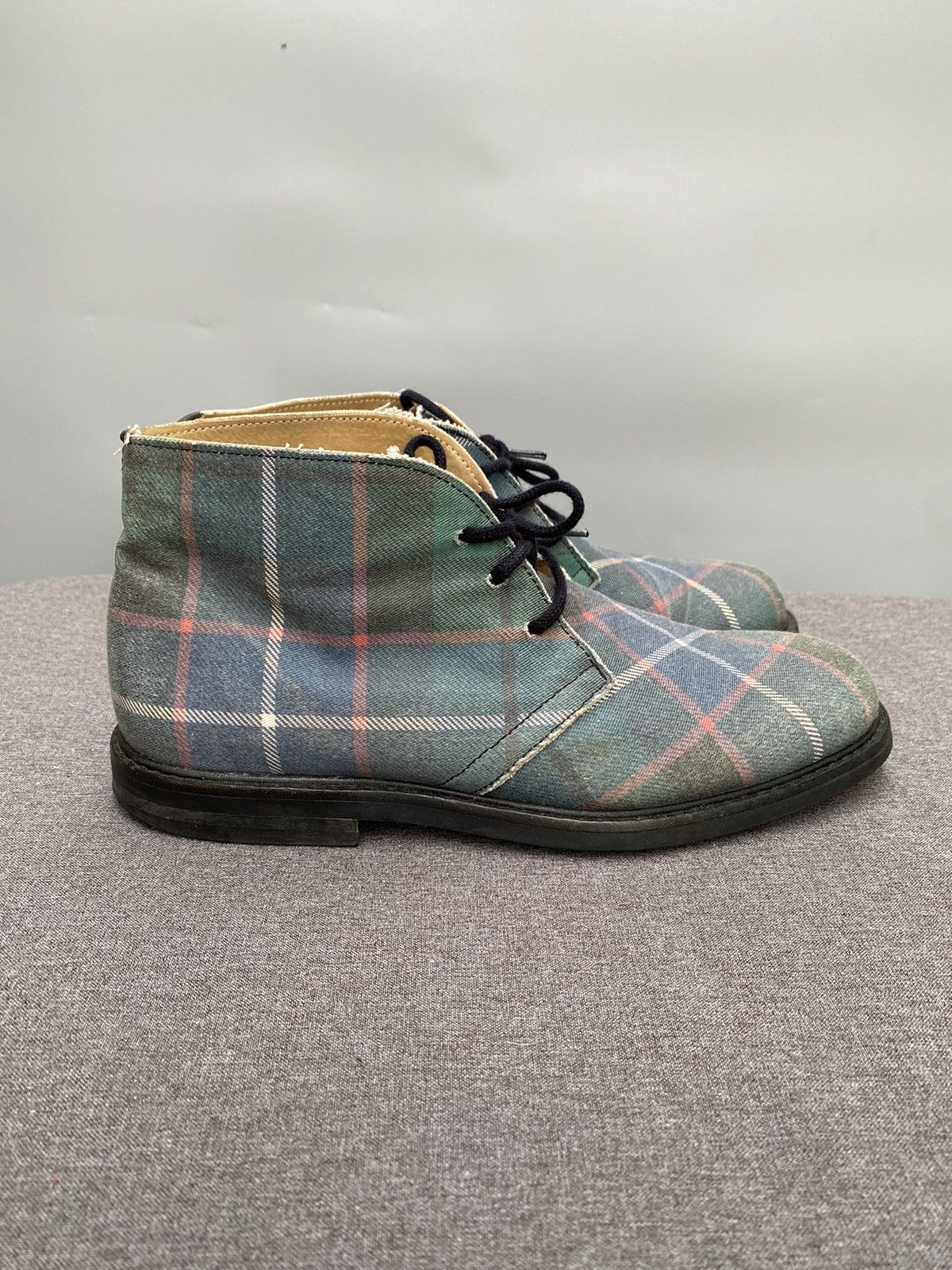Comme des Garcons Plaid Mid Boots Size US 9 / IT 39 - 1 Thumbnail