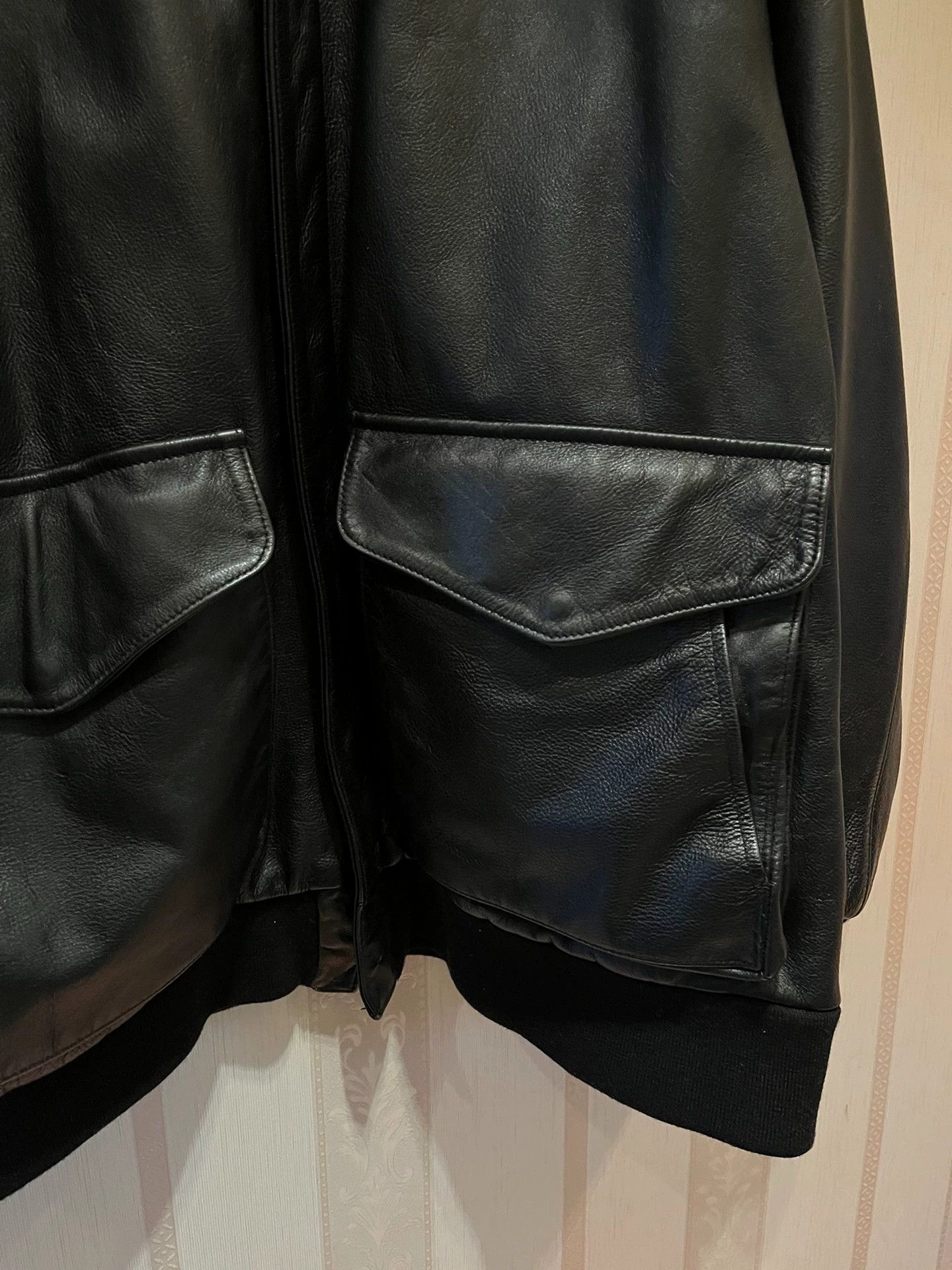 Other ssz Early A1 Top Calfskin Leather L Jacket (New) Talon Zips Size US L / EU 52-54 / 3 - 4 Thumbnail