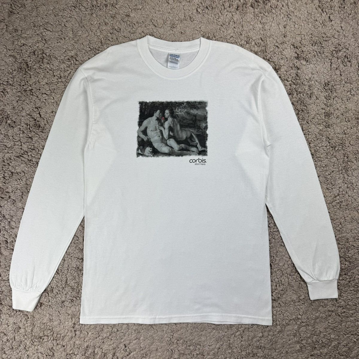 Vintage Vintage Art The Fall of Man Graphic Photo T-shirt Size US L / EU 52-54 / 3 - 1 Thumbnail