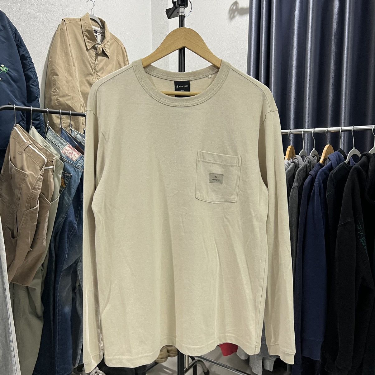 Snow Peak Snow Peak Pocket Tee Long Sleeve Size US M / EU 48-50 / 2 - 1 Thumbnail