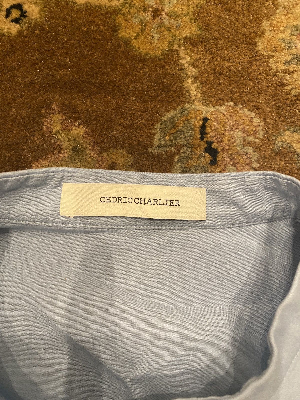 Cedric Charlier Cedric Charlier Light Blue Button Up Size M / US 6-8 / IT 42-44 - 2 Thumbnail