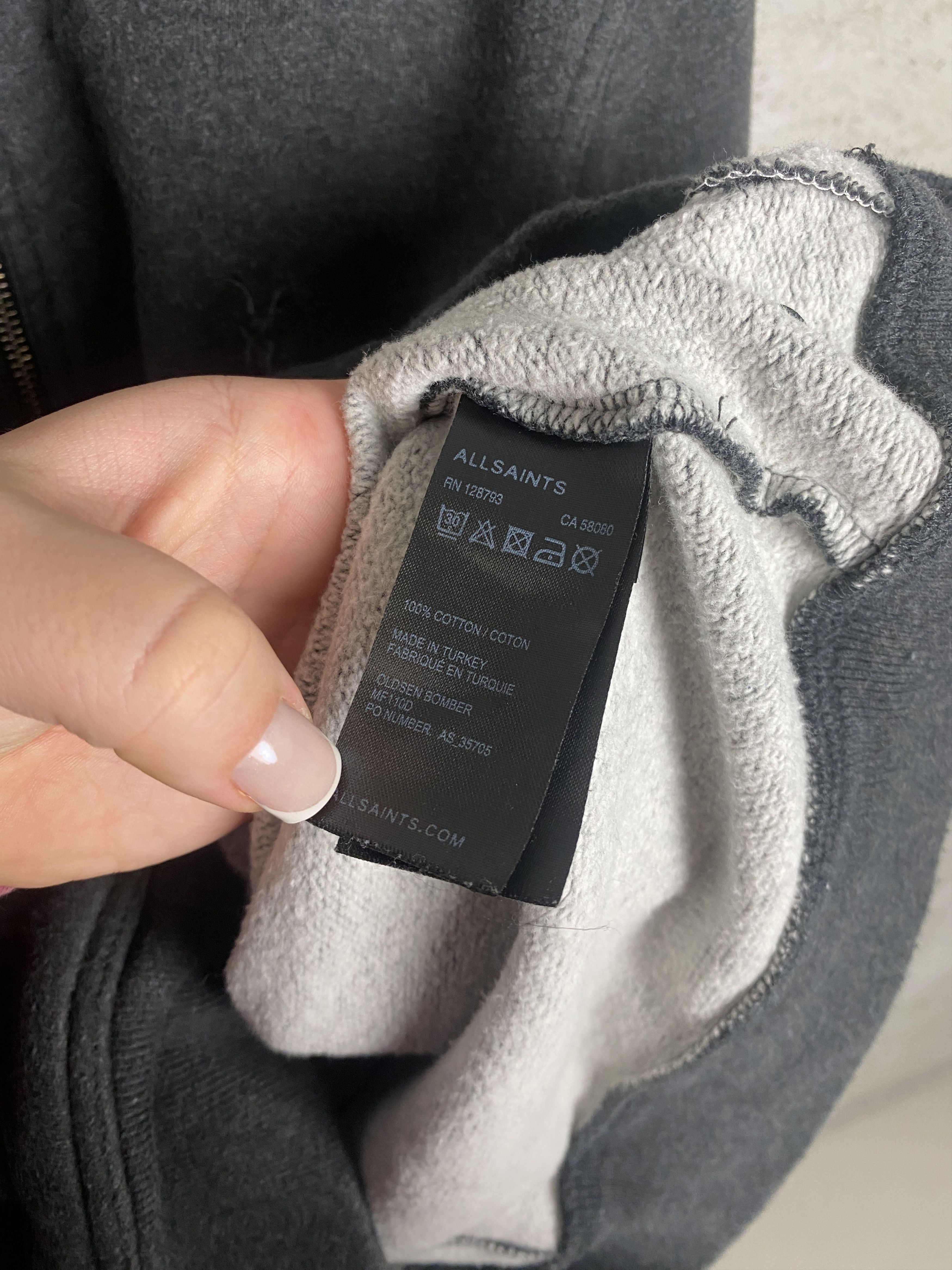 Allsaints Allsaints Oldsen Bomber zip-up sweatshirt casual Size US M / EU 48-50 / 2 - 4 Thumbnail