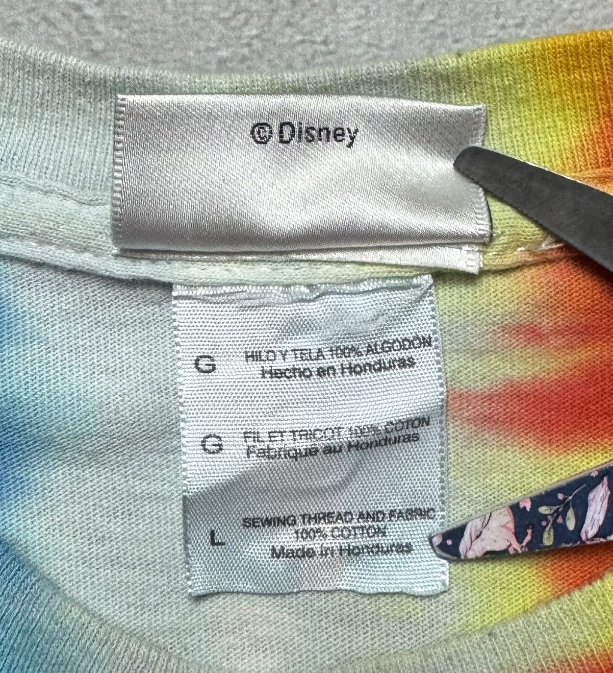 Gildan Disney Parks 2013 Over Printed T-Shirt Tie Dye Gildan Size US L / EU 52-54 / 3 - 13 Thumbnail