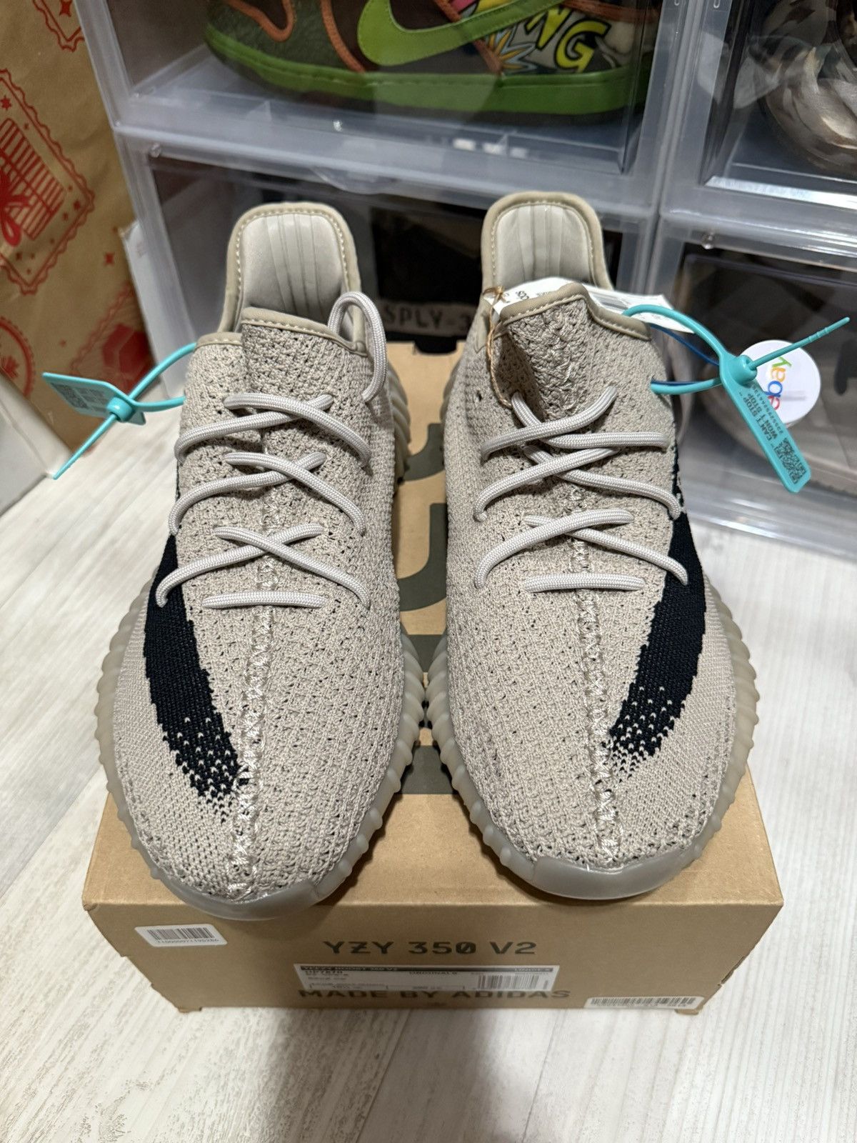 Adidas × Kanye West Adidas Yeezy Slide 350 V2 Slate Size US 11 / EU 44 - 4 Thumbnail