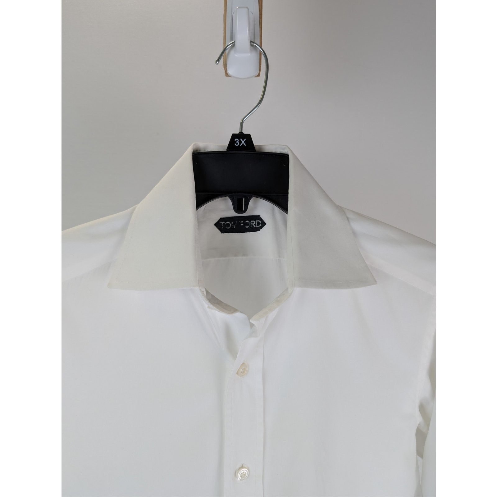 Tom Ford o1rshd1 CC20 Button up Shirt in White Size US S / EU 44-46 / 1 - 7 Thumbnail
