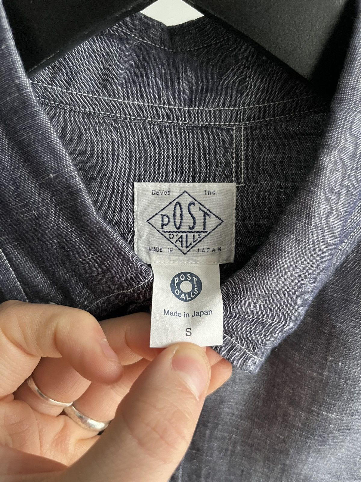 Post Overalls Post O’alls overalls linen cotton blend indigo shirt Size US S / EU 44-46 / 1 - 2 Thumbnail