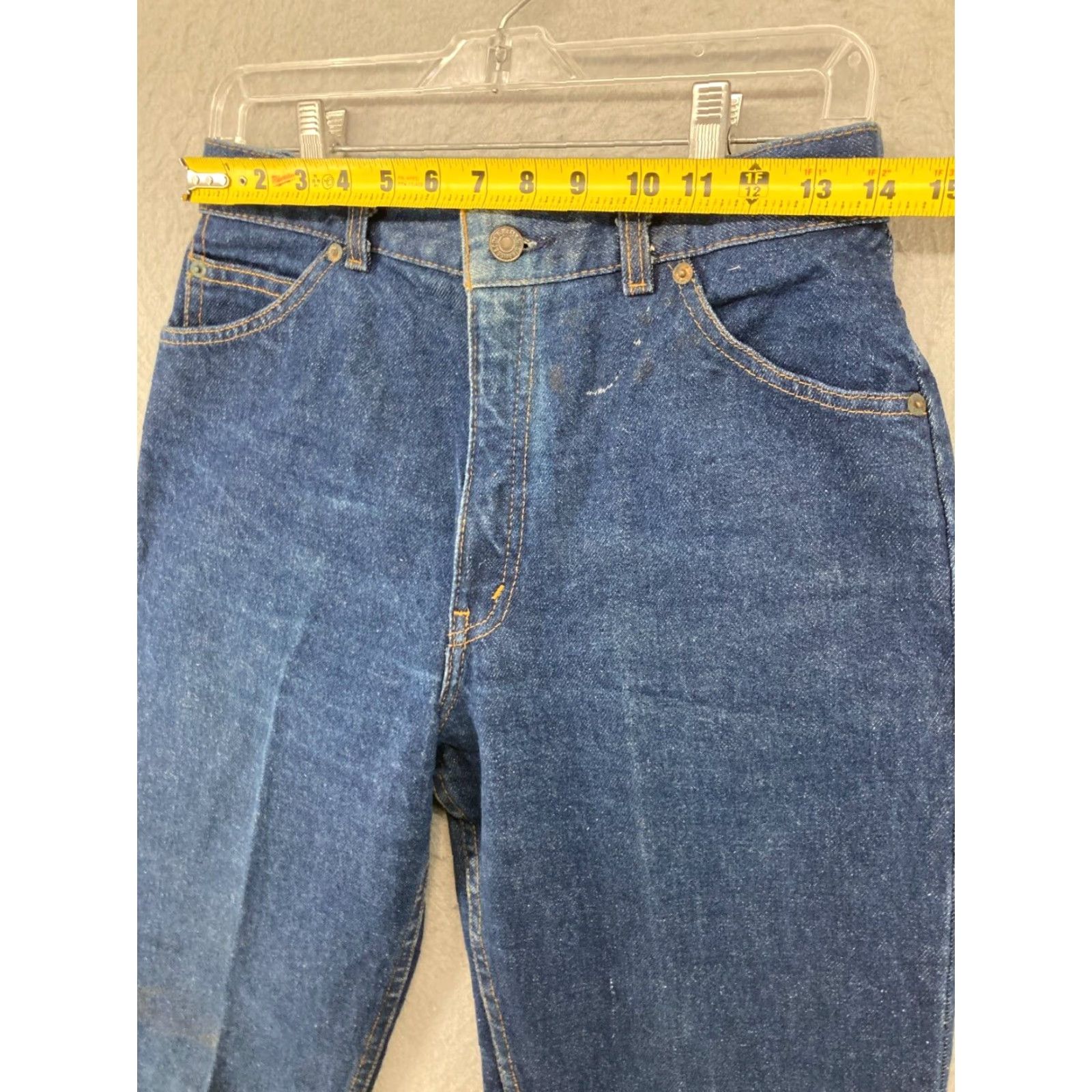 Levi's Levi's Jeans Womens 28x32 High Rise Straight Dark Wash 70s Vintage Size 28" / US 6 / IT 42 - 2 Thumbnail