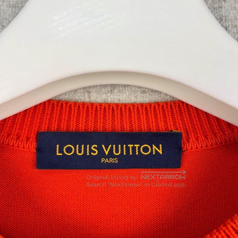 Louis Vuitton Louis Vuitton Pin embroidered logo crewneck knit short sle Size US S / EU 44-46 / 1 - 4 Thumbnail