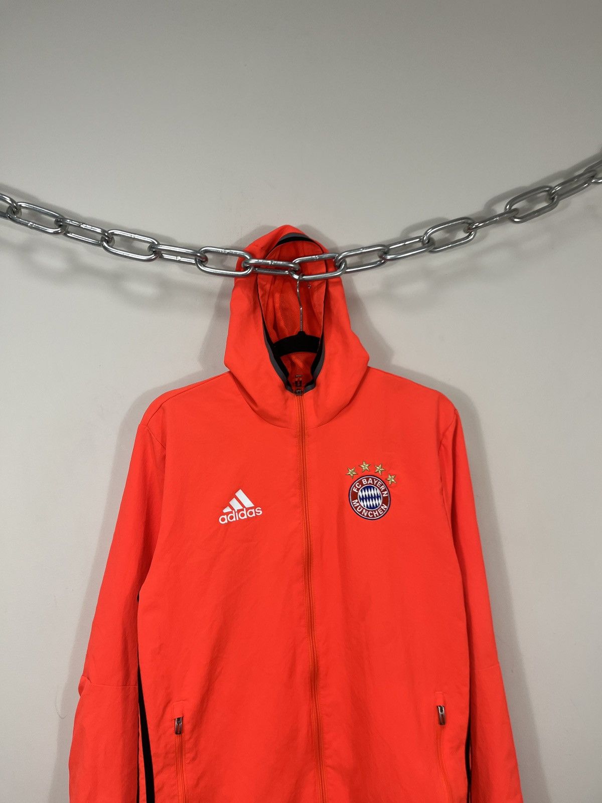 Adidas Adidas Bayern Munich Training Football Soccer Jacket Size US M / EU 48-50 / 2 - 2 Thumbnail