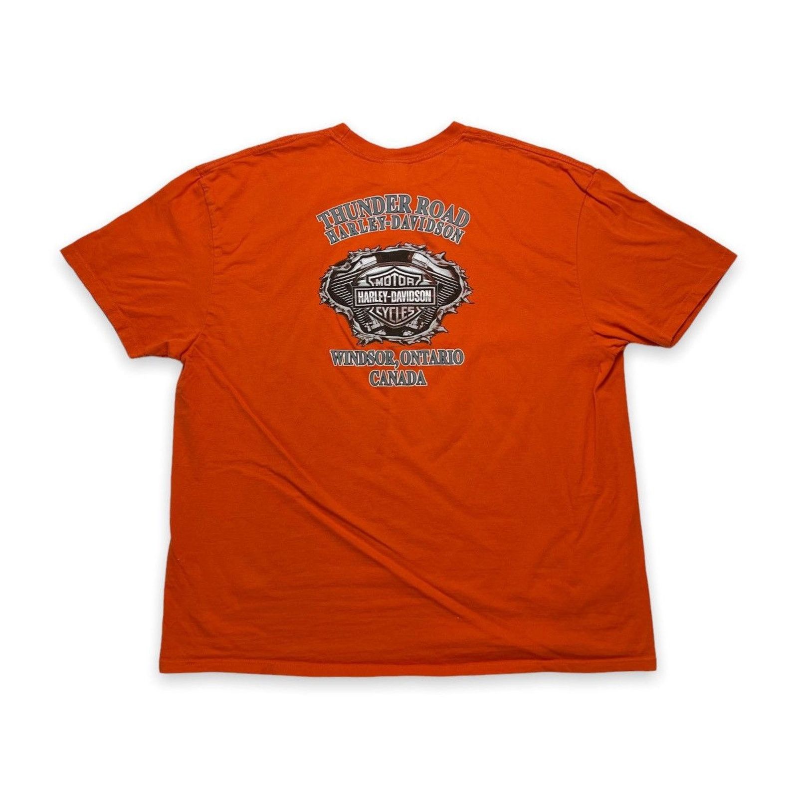 Harley Davidson × Vintage 2013 Harley Davidson T Shirt Live Free Ride Free Biker Tee Size US XXL / EU 58 / 5 - 4 Thumbnail