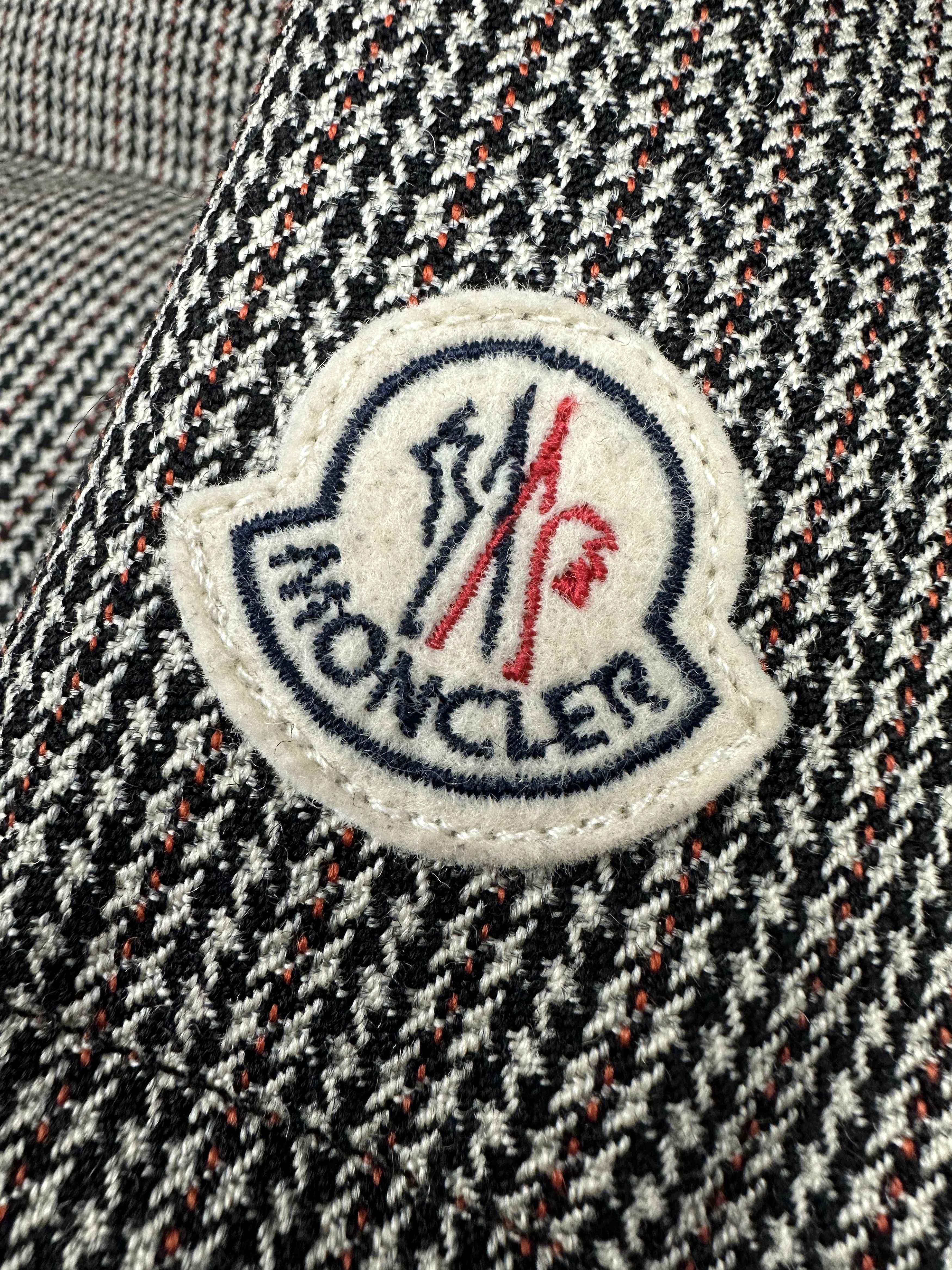 Comme des Garcons 2005 Moncler x Junya Watanabe Down Houndstooth Jacket Size US S / EU 44-46 / 1 - 3 Thumbnail