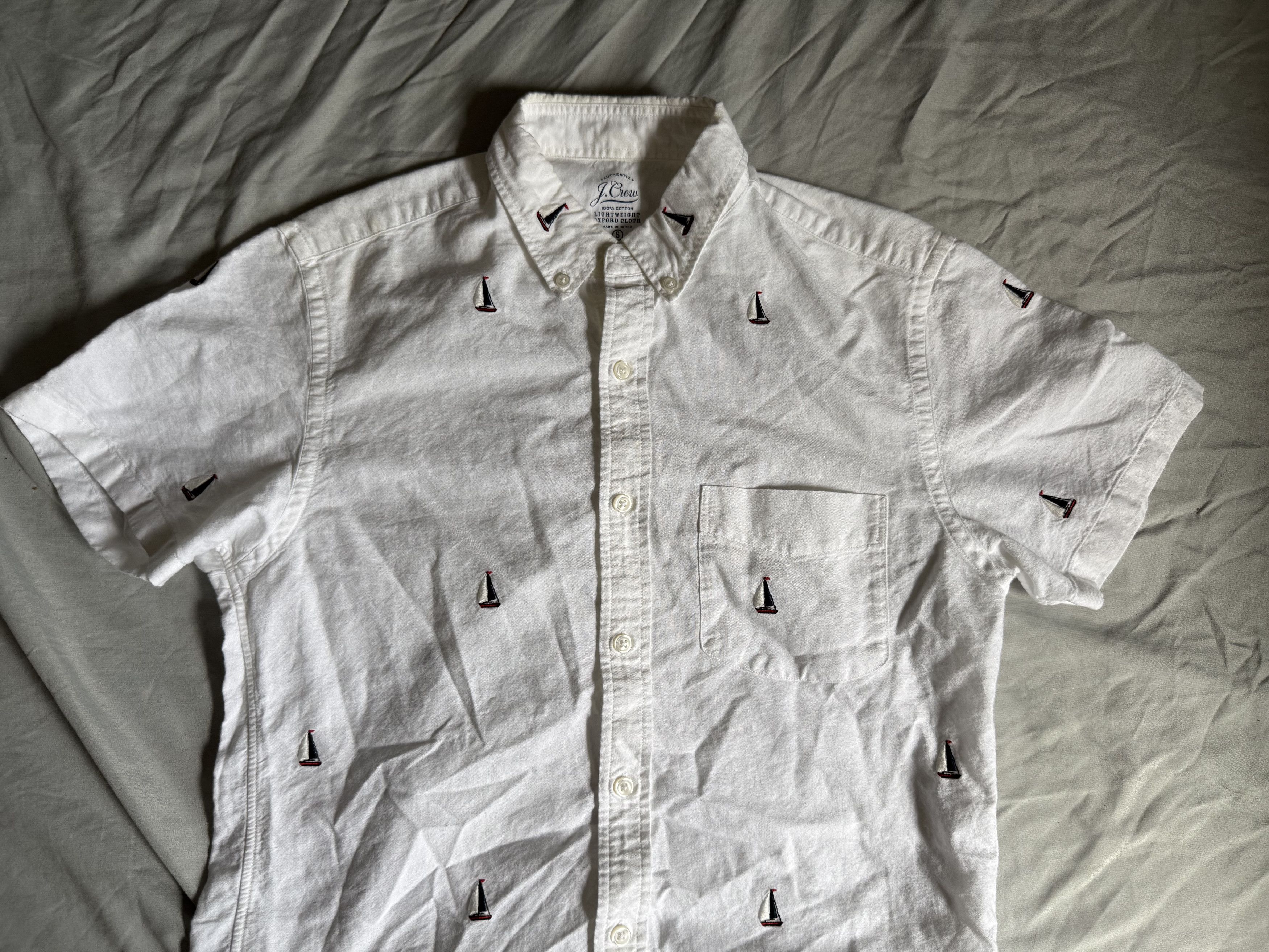 J.Crew J. Crew sailboat stitch pattern Button Up Shirt $79.50 Size US S / EU 44-46 / 1 - 2 Thumbnail