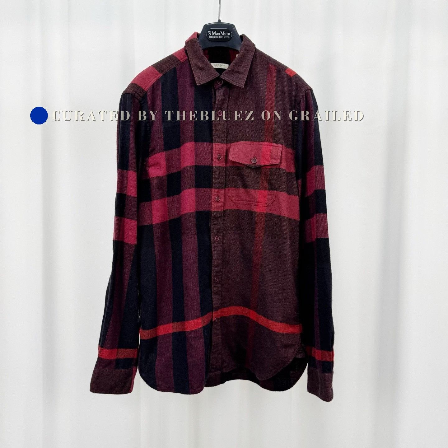Burberry Burberry Flannel Plaid Shirt Size US M / EU 48-50 / 2 - 1 Thumbnail
