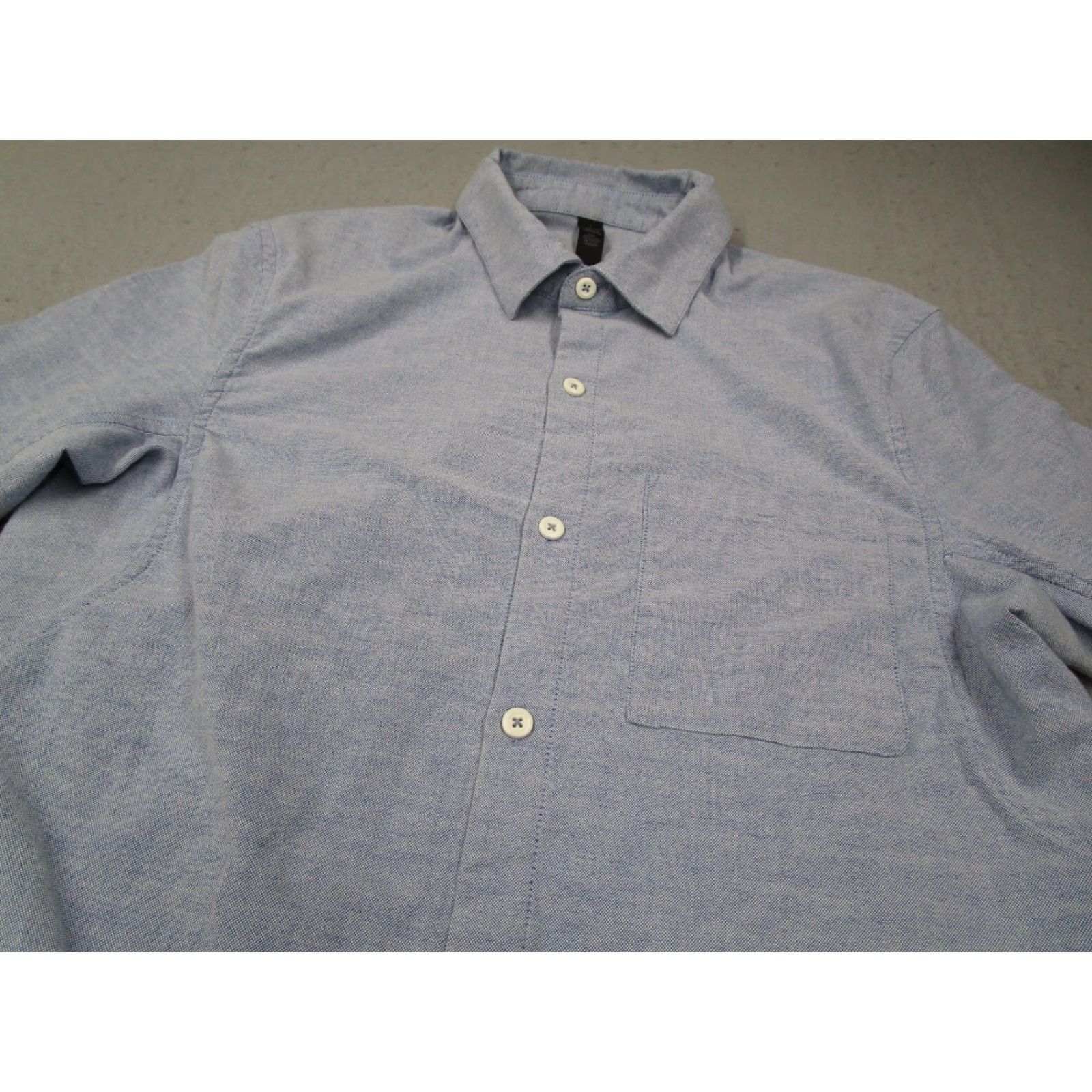 Lululemon LULULEMON Men's Small Blue Chambray Button-Up Long Sleeve Shirt Casual Travel Size US S / EU 44-46 / 1 - 2 Thumbnail