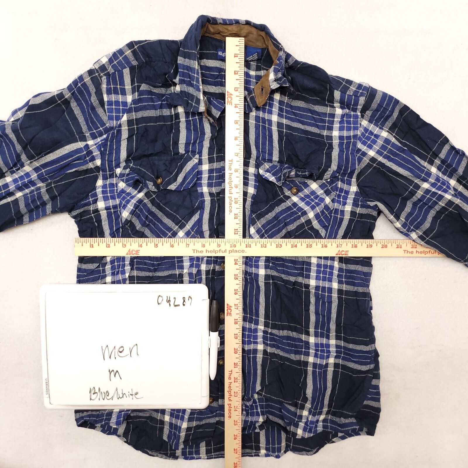 High Sierra High Sierra Tartan Flannel Shirt Mens Size Medium Blue White Size US M / EU 48-50 / 2 - 6 Thumbnail