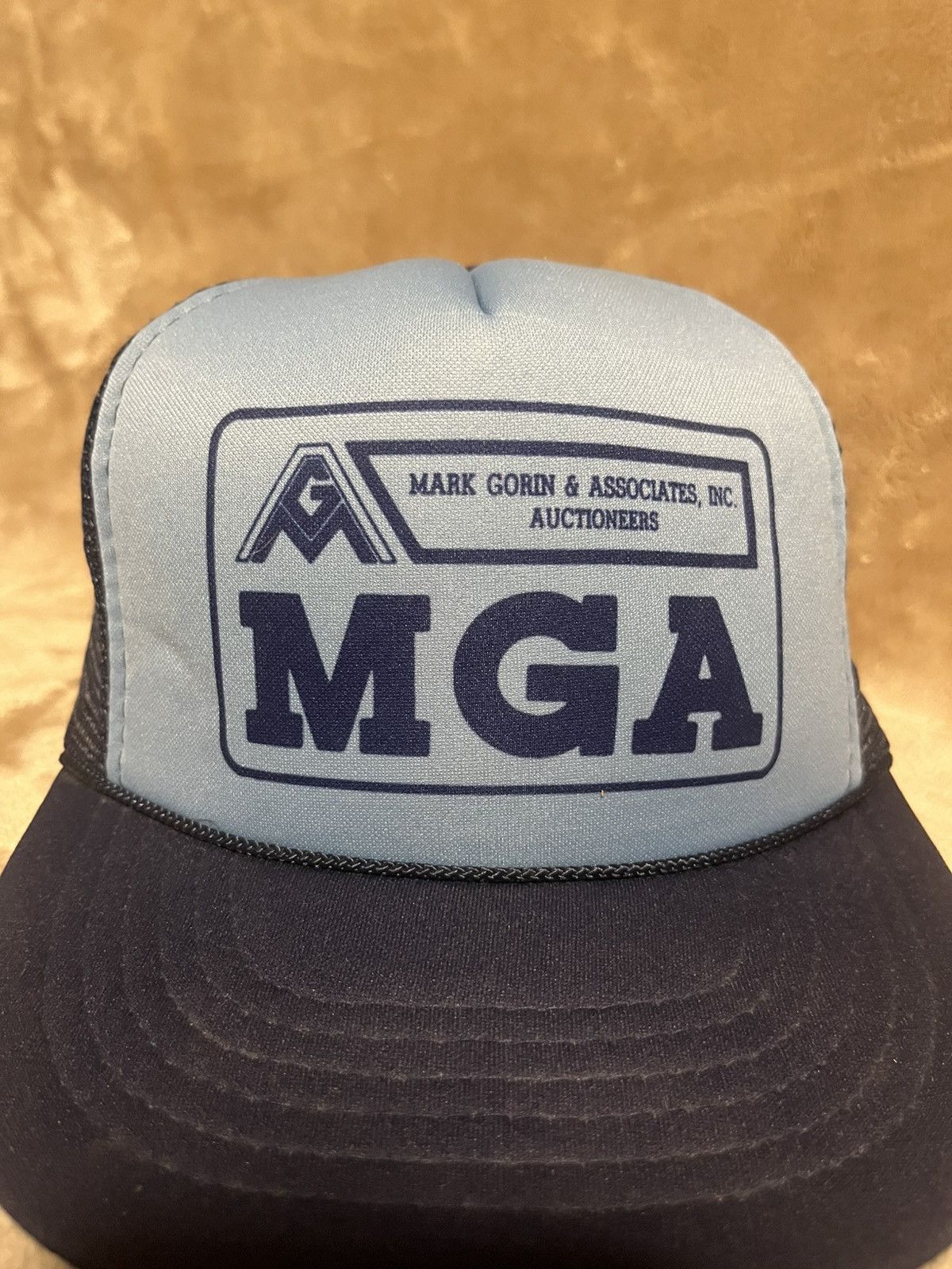 Hanes Vintage 90’s MGA Foam Truxker Mesh SnapBack Hat cap Size ONE SIZE - 2 Thumbnail