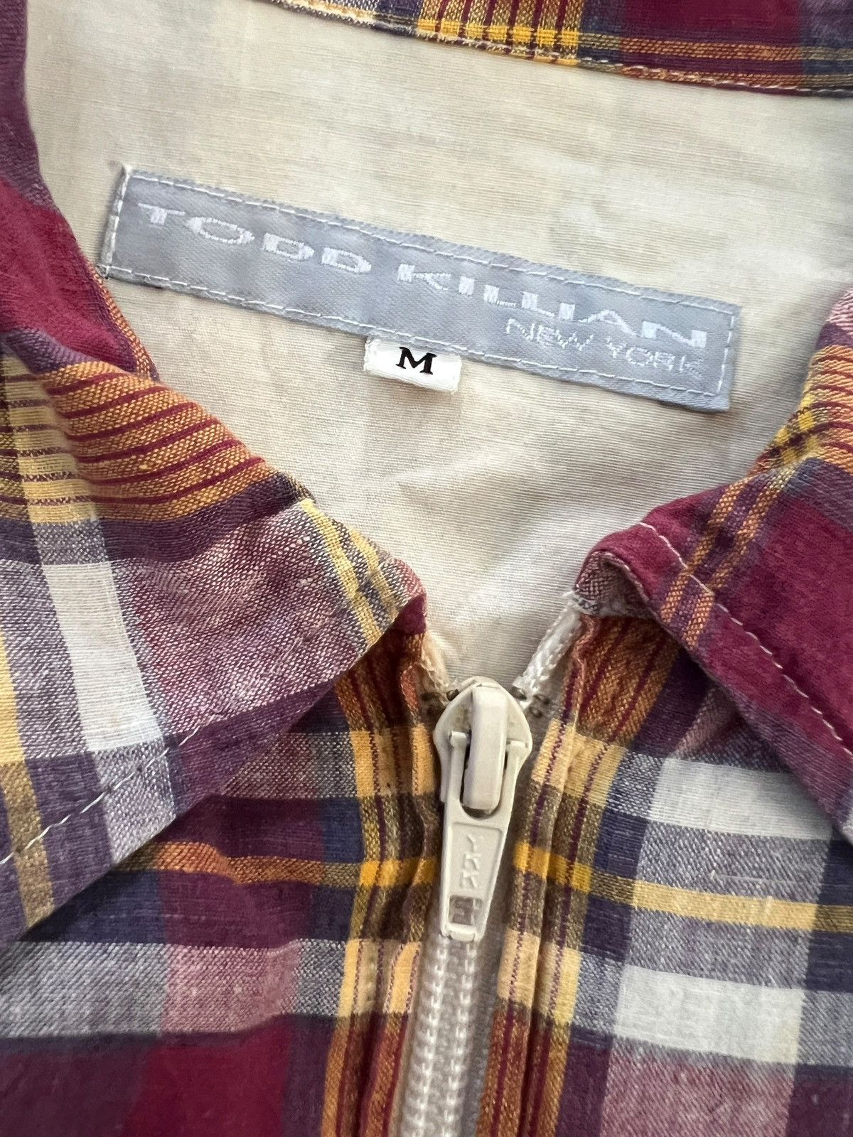 Nepenthes Vintage Todd Killian Nepenthes Tartan Light Zipper Jacket Size US L / EU 52-54 / 3 - 9 Thumbnail