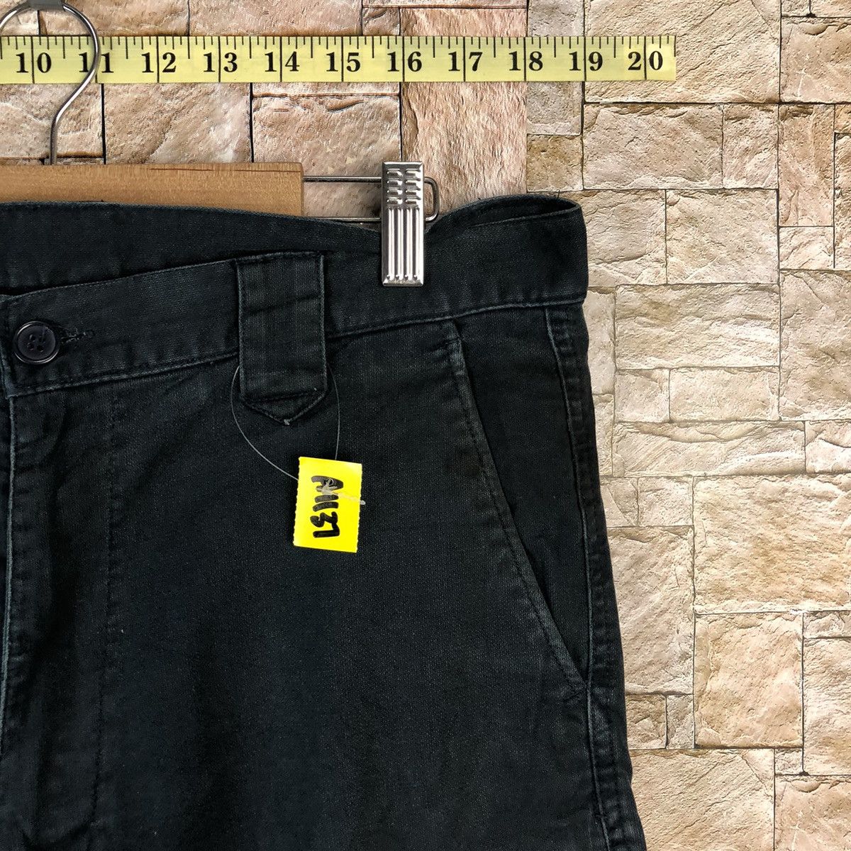 Japanese Brand Japanese Brand Dark Blue Cargo Multipocket Pants #A1137 Size US 35 - 7 Thumbnail