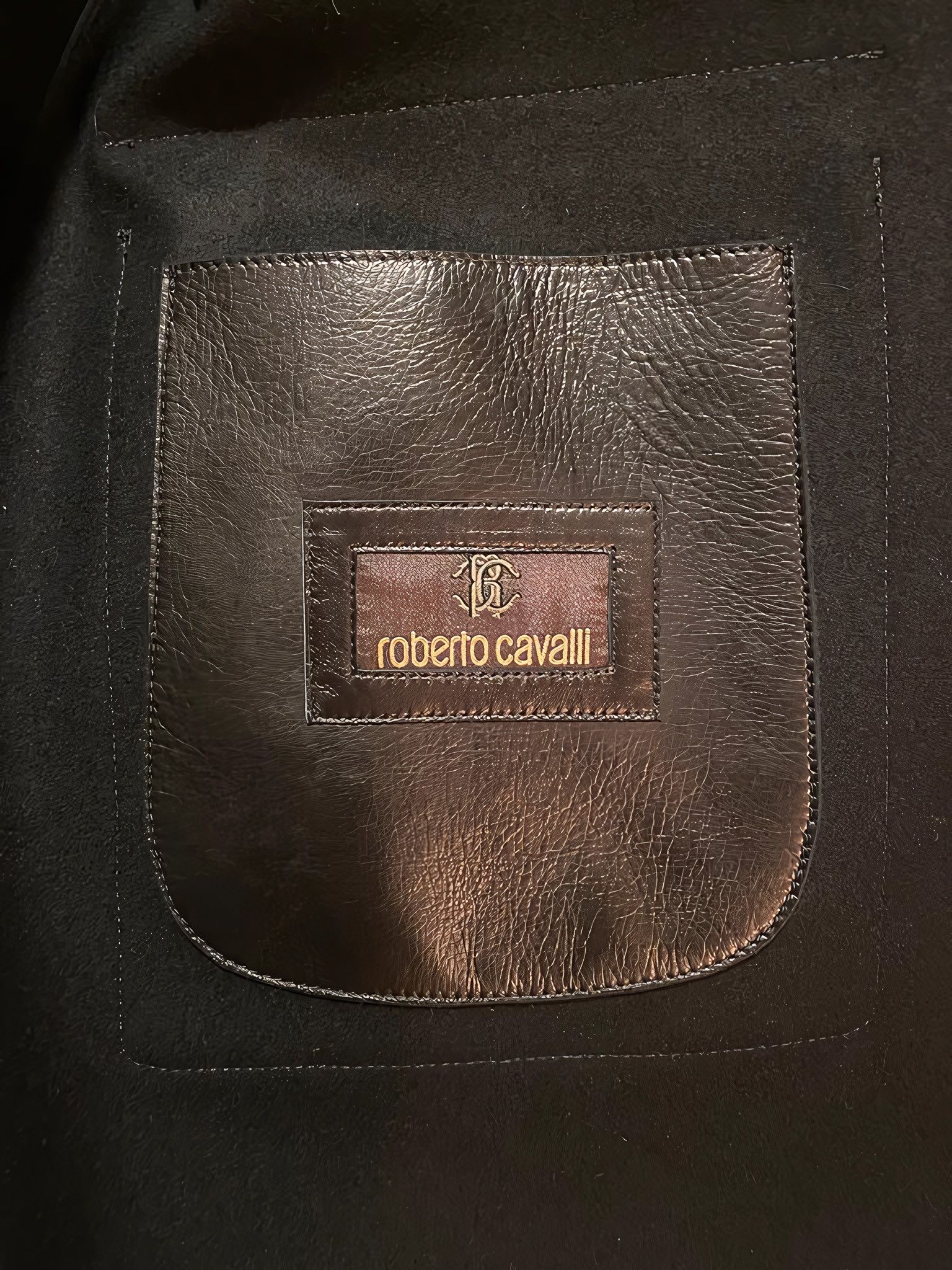 Roberto Cavalli LEATHER TRENCH COAT Size US L / EU 52-54 / 3 - 7 Thumbnail