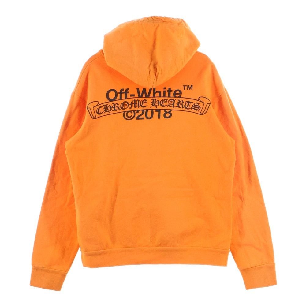 Chrome Hearts Chrome Hearts Off-White Logo Print Pullover Parka Size US M / EU 48-50 / 2 - 1 Thumbnail