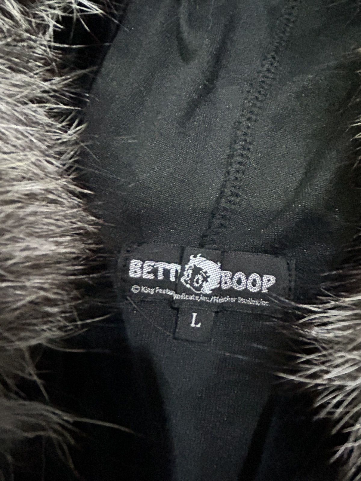 Cartoon Network 💸BINDINGOFFER💸Betty Boop Zip Fur Hoodie Velvet Size US L / EU 52-54 / 3 - 6 Thumbnail