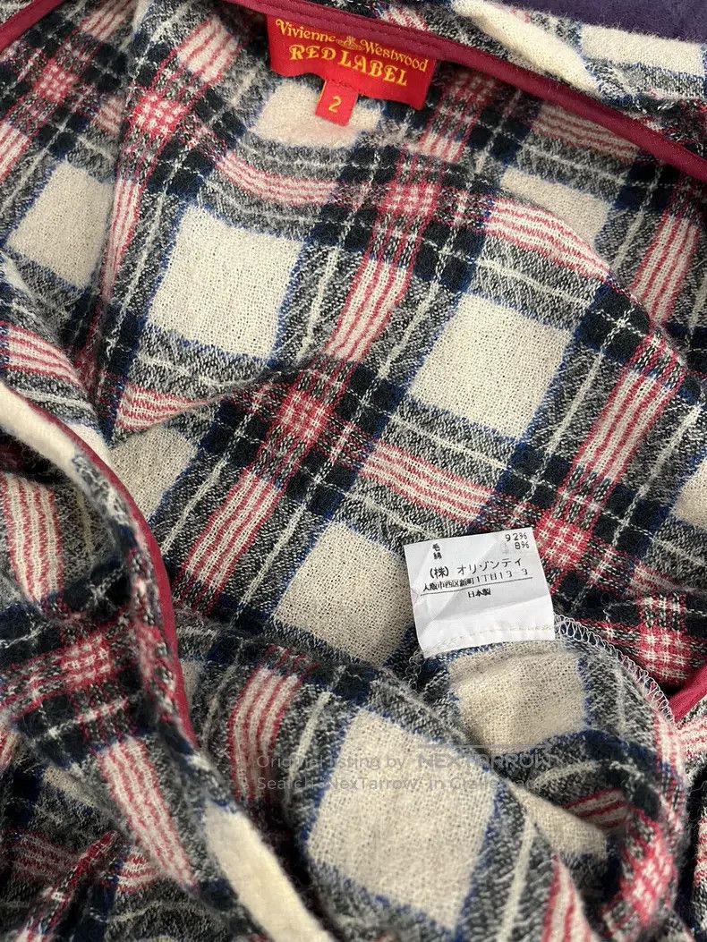 Vivienne Westwood Vivienne Westwood Plaid Wool Dress, Japanese Style, Wool F Size M / US 6-8 / IT 42-44 - 8 Thumbnail