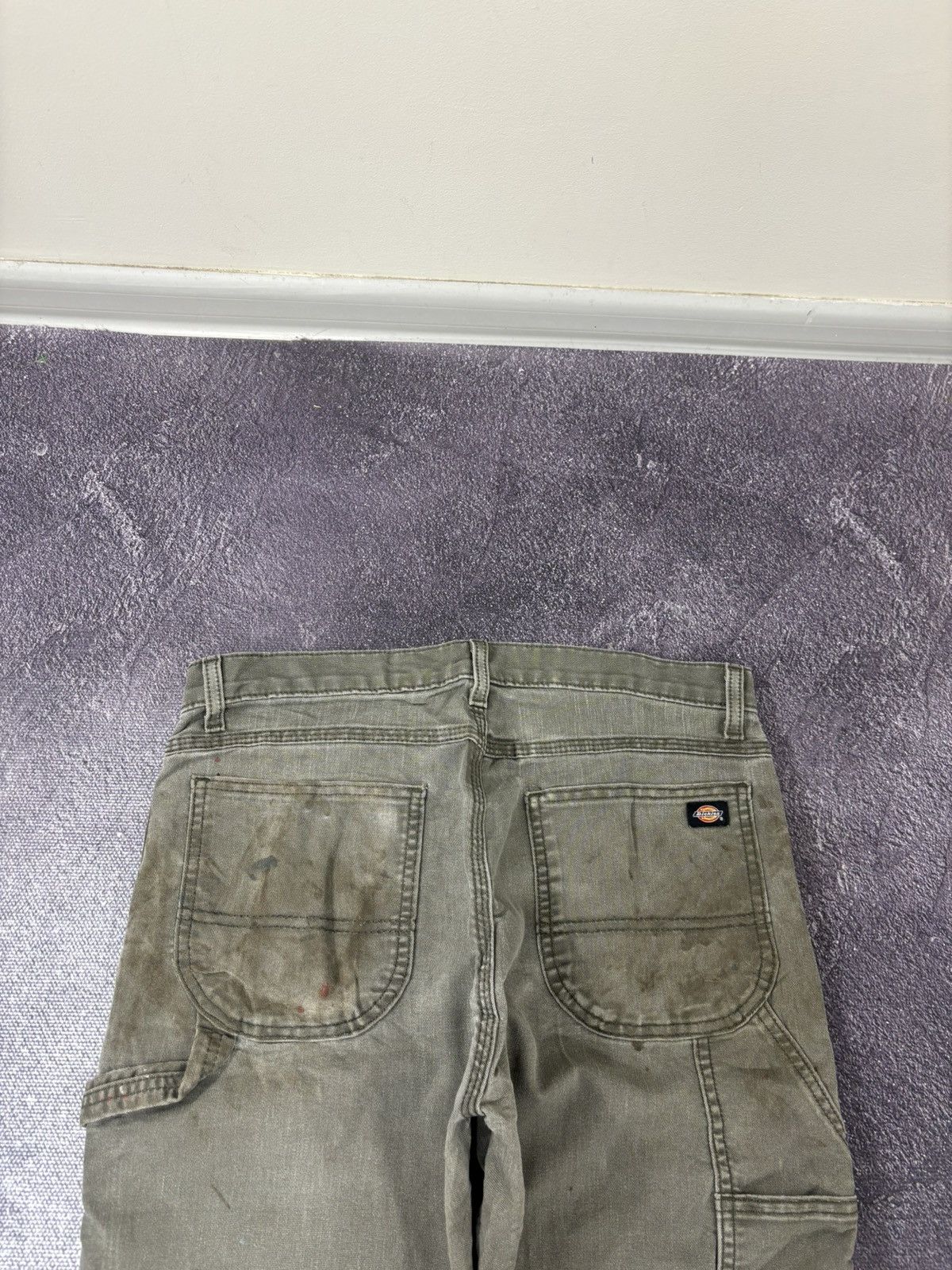 Dickies Vintage Dickies Y2K Olive Distressed Work Hype Pants Size US 32 / EU 48 - 5 Thumbnail