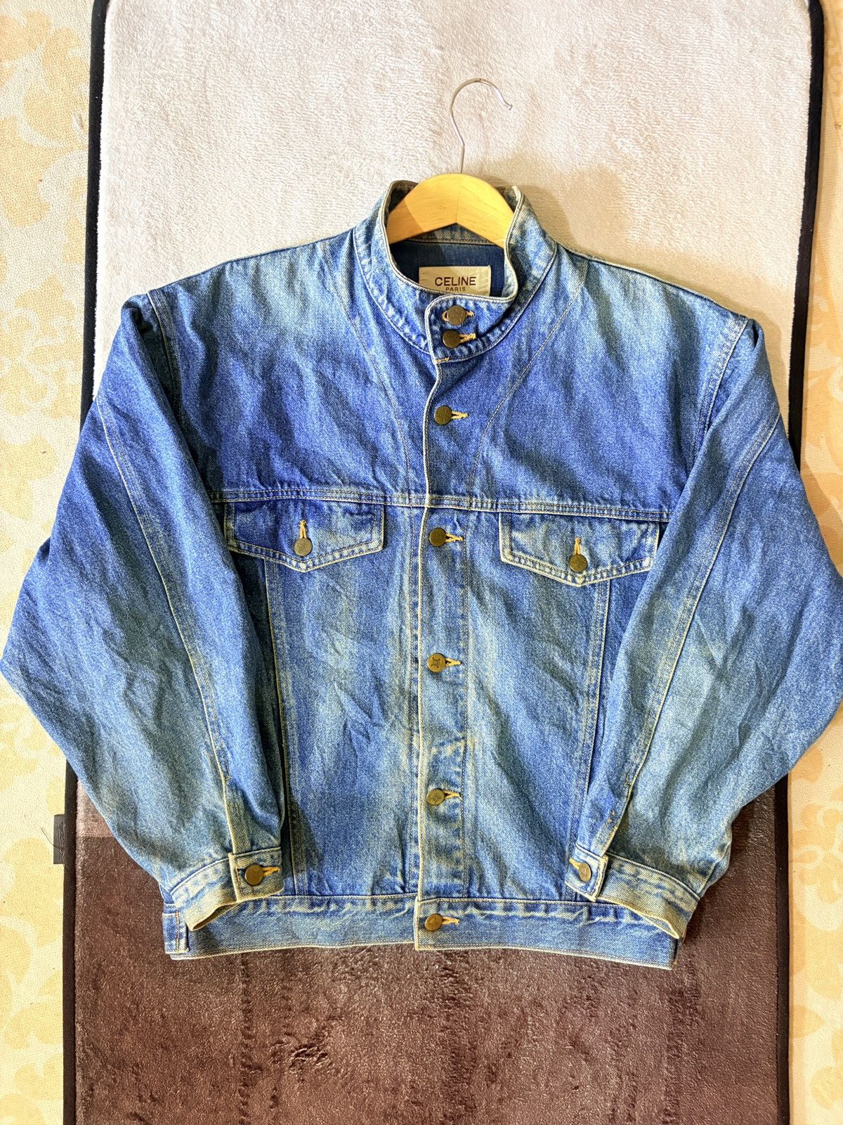 Celine Vintage Celine Denime Jacket Size US L / EU 52-54 / 3 - 9 Thumbnail